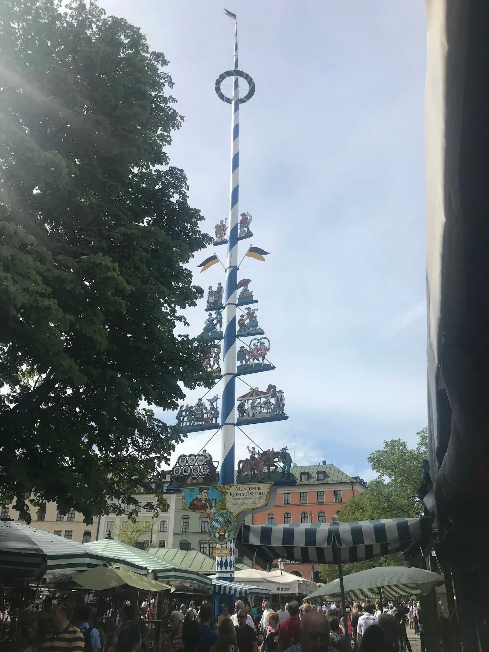 The Viktualienmarkt in Munich.