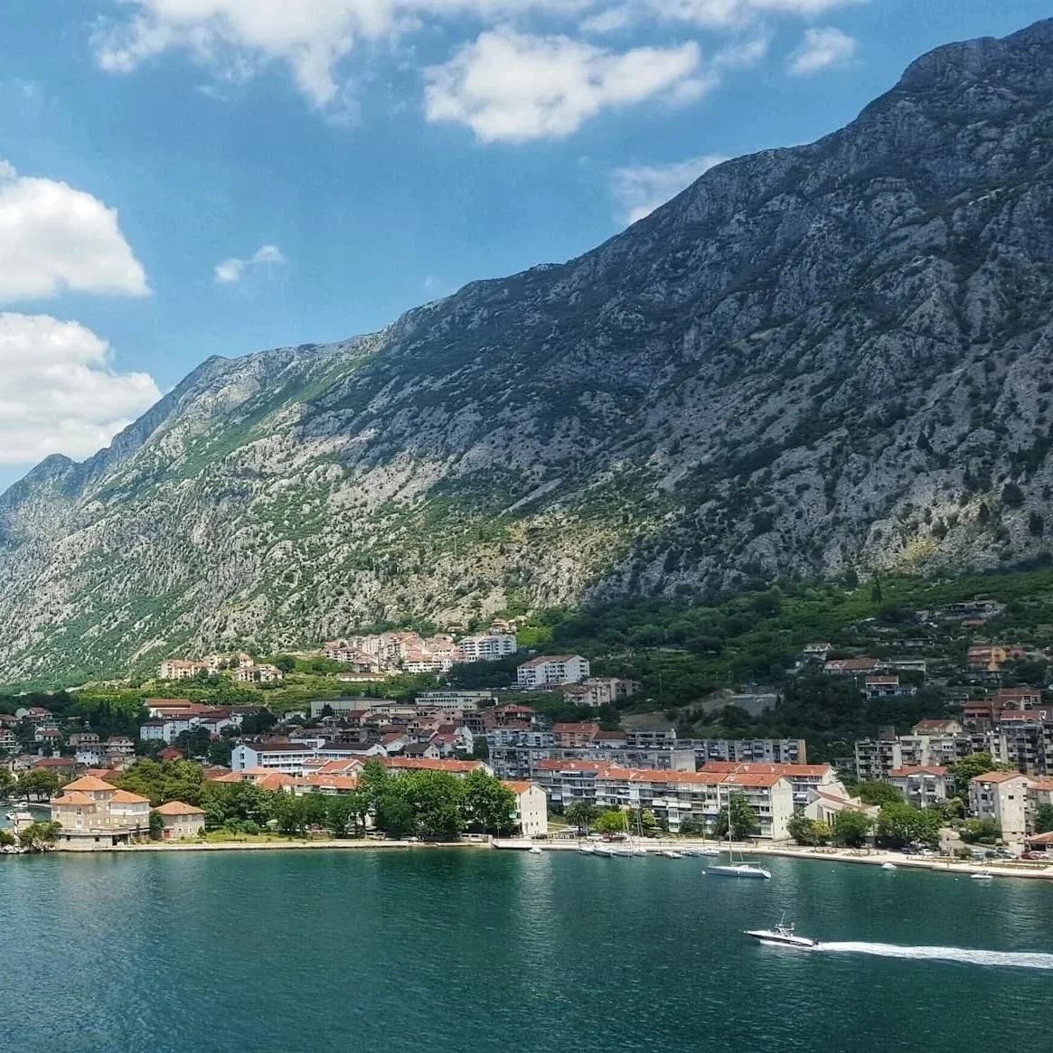 The Bay of Kotor in Montenegro.