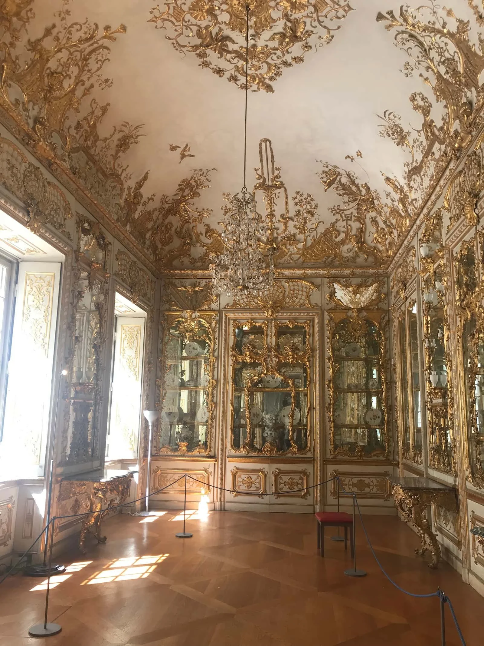 Rococo rooms in the Munich Residenz.