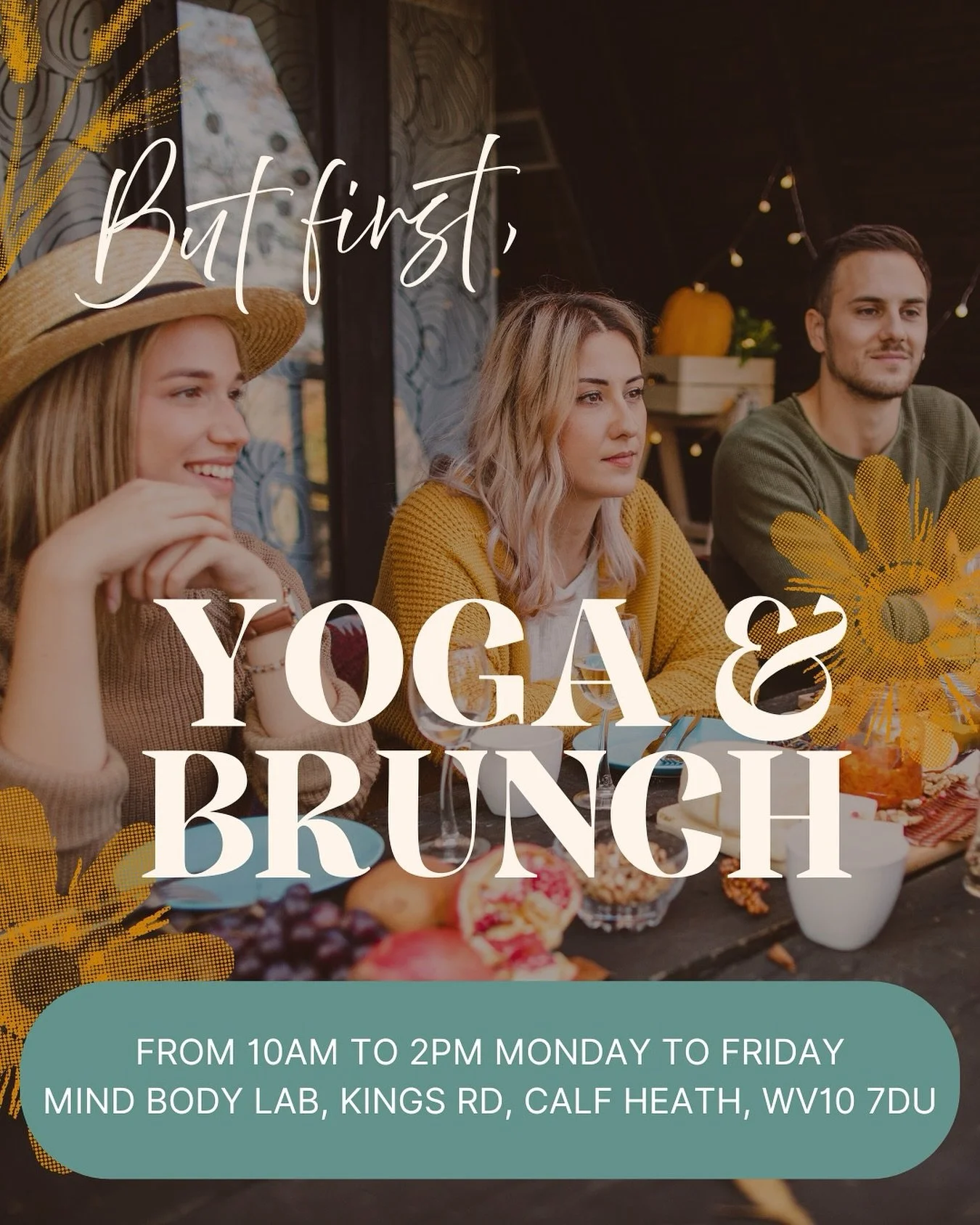 Yoga &amp; Brunch, Monday-Friday at Mind Body Lab.

Tick off several of your daily health habits in one visit!

🤸&zwj;♀️Movement
🧘🏻&zwj;♂️Meditation
💫Nervous System Regulation
🙂&zwj;↕️Relaxation and recovery
🫂Community/chats
🫐Eat nourishing fo