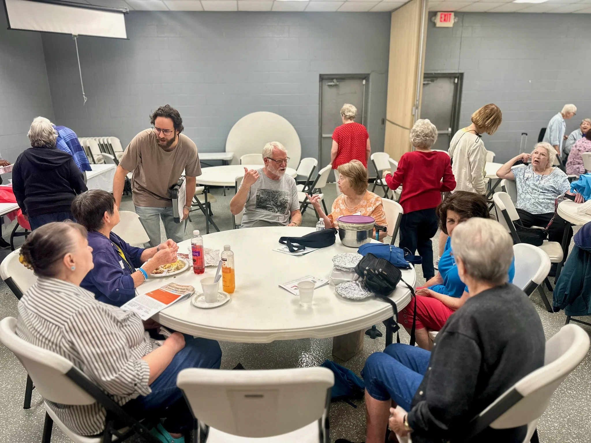 Eddie talking with Ferndale Seniors Club.jpeg
