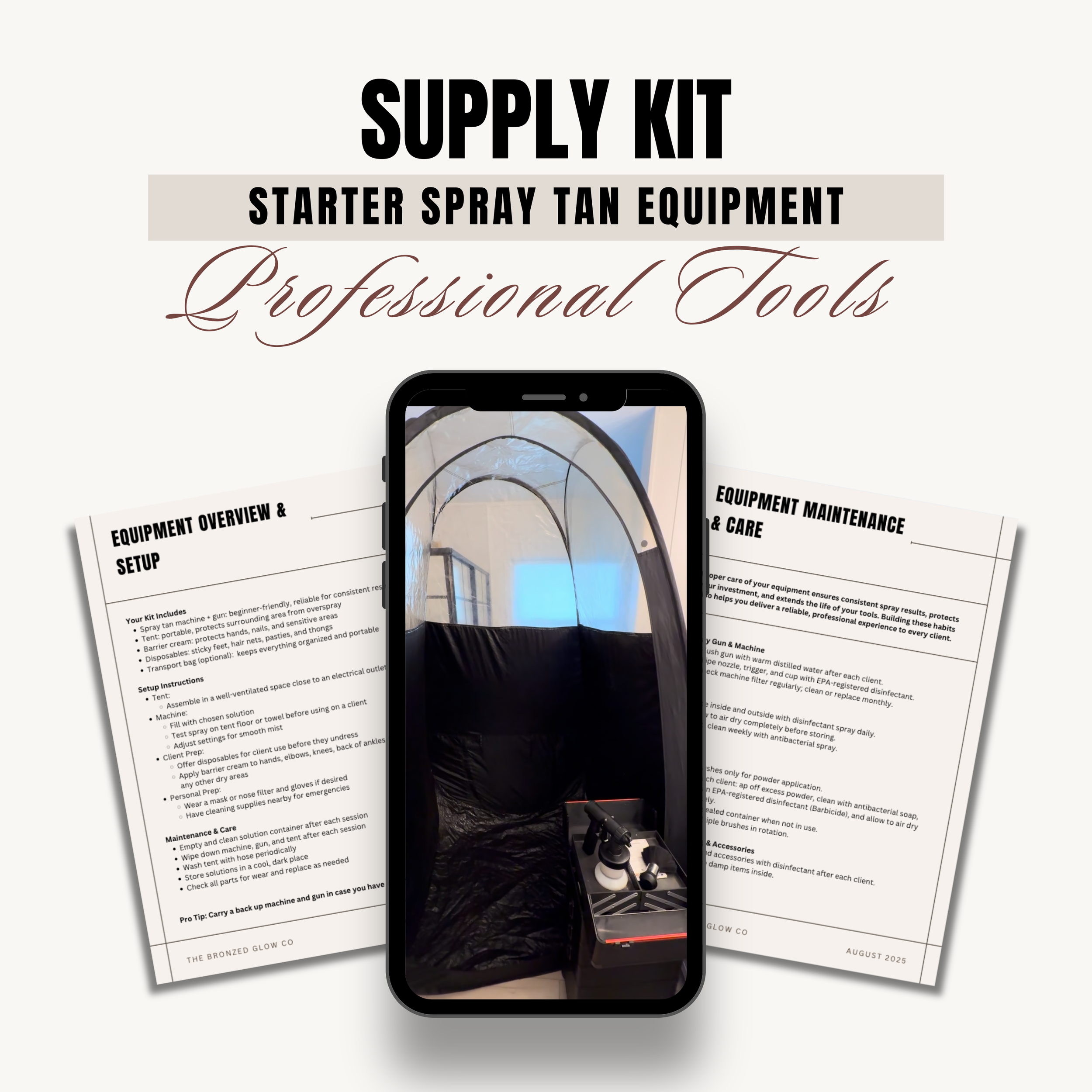 Spray Tan Supply Kit