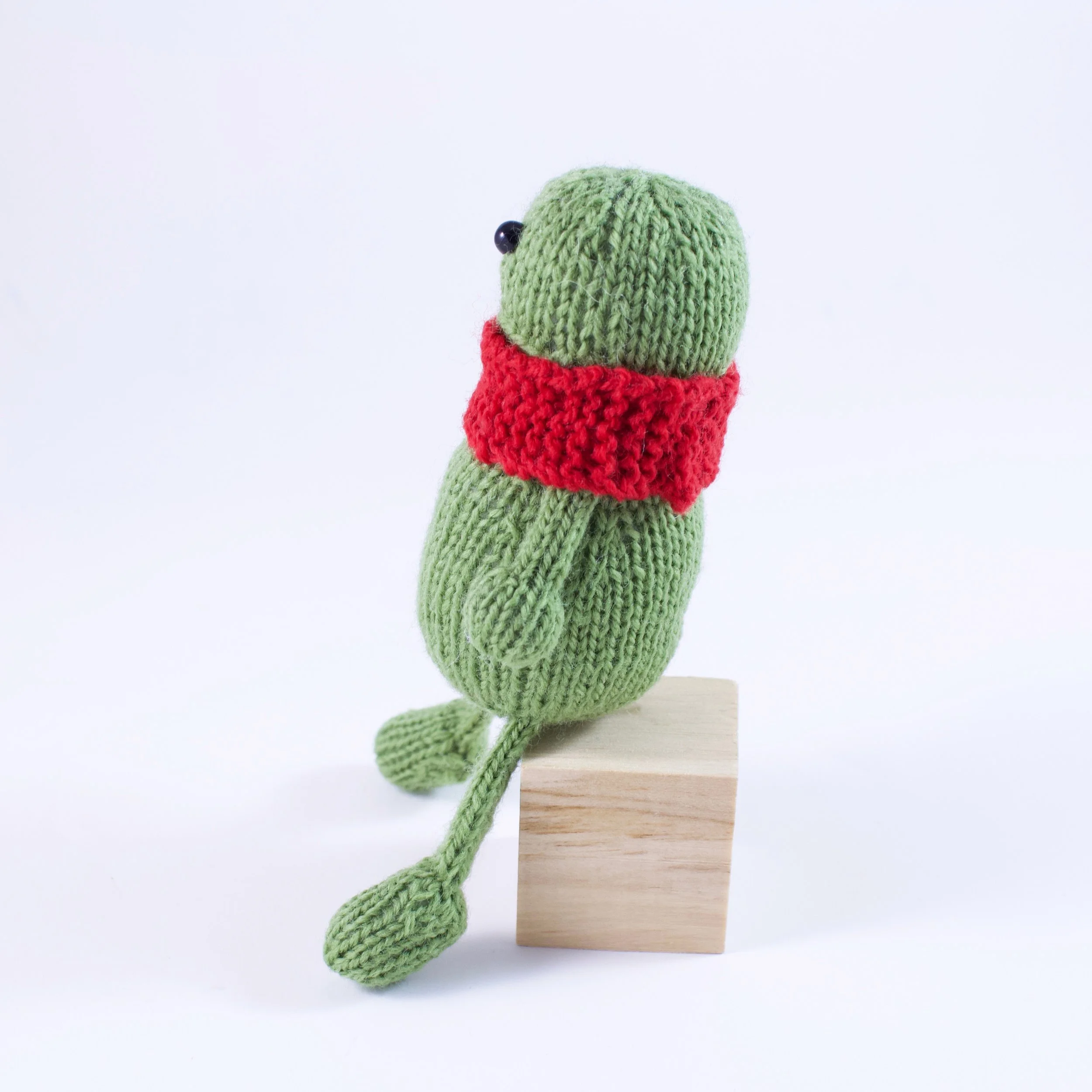 Christmas Monster Ornament Trio Cowl Monster Side.jpg