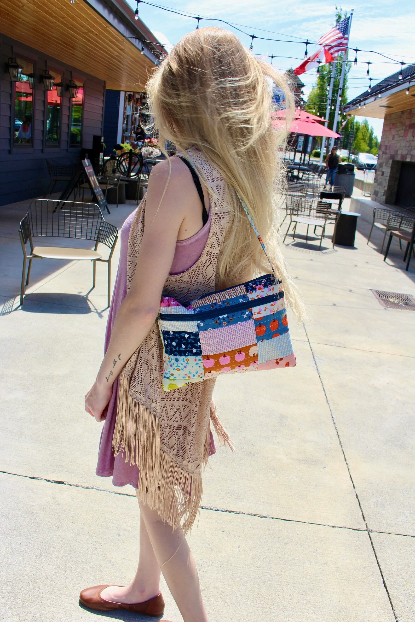 The Everyday Essentials Quilted Crossbody Bag Pattern Instant Download By Rebecca Danger For B In The Studio | Quilted Bag Pattern