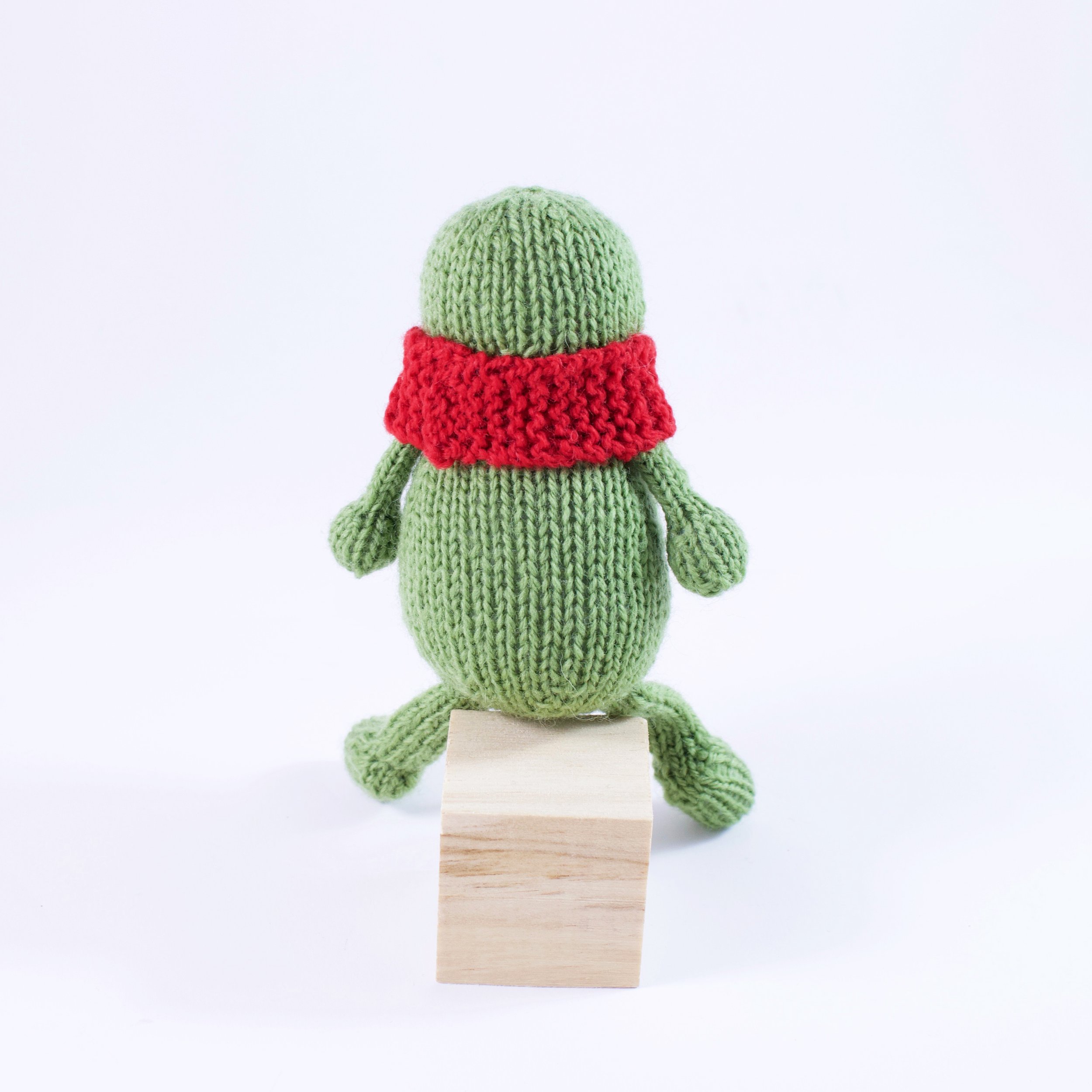 Christmas Monster Ornament Trio Cowl Monster Back.jpg