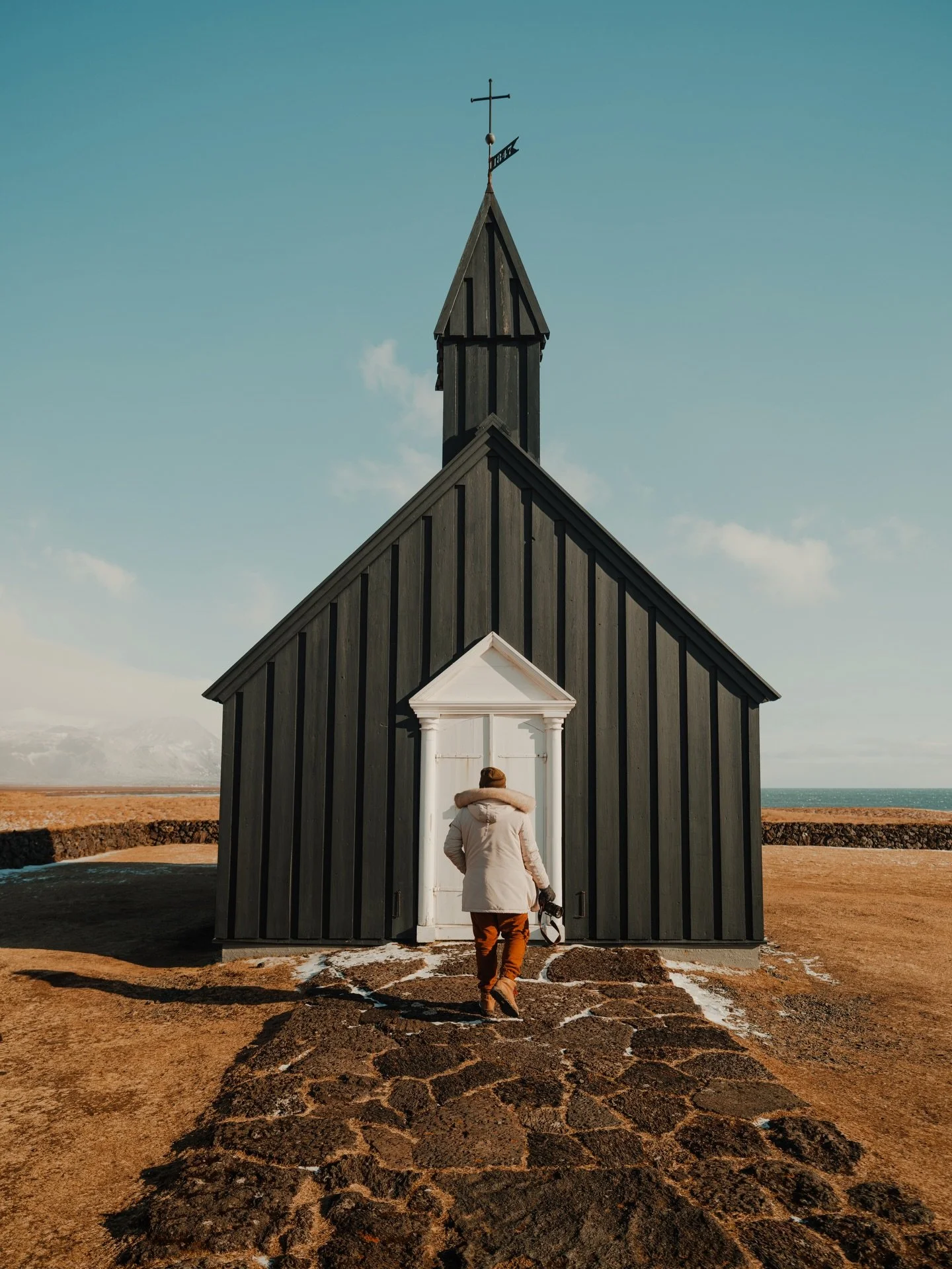Big contrasts on a blustery day out on the Snaefellsnes peninsula