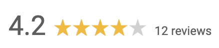 Star rating of 4.2 out of 5 stars based on 12 reviews.