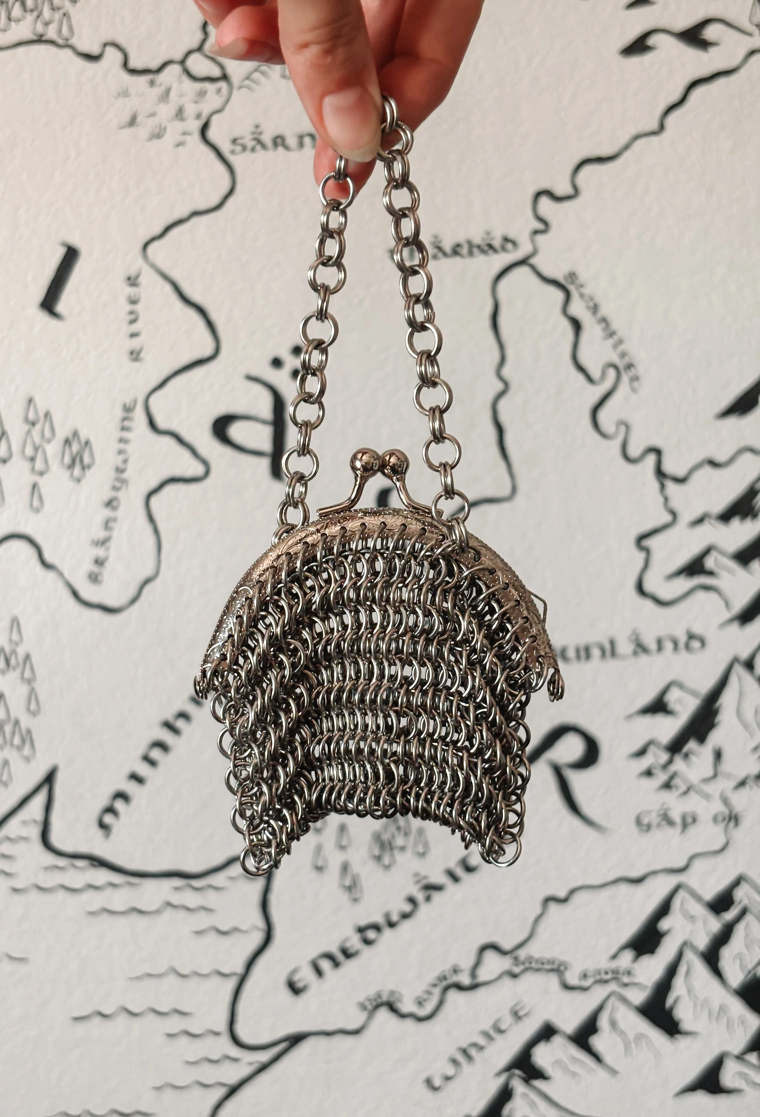 Steel Chainmail Coin Purse - Mini
