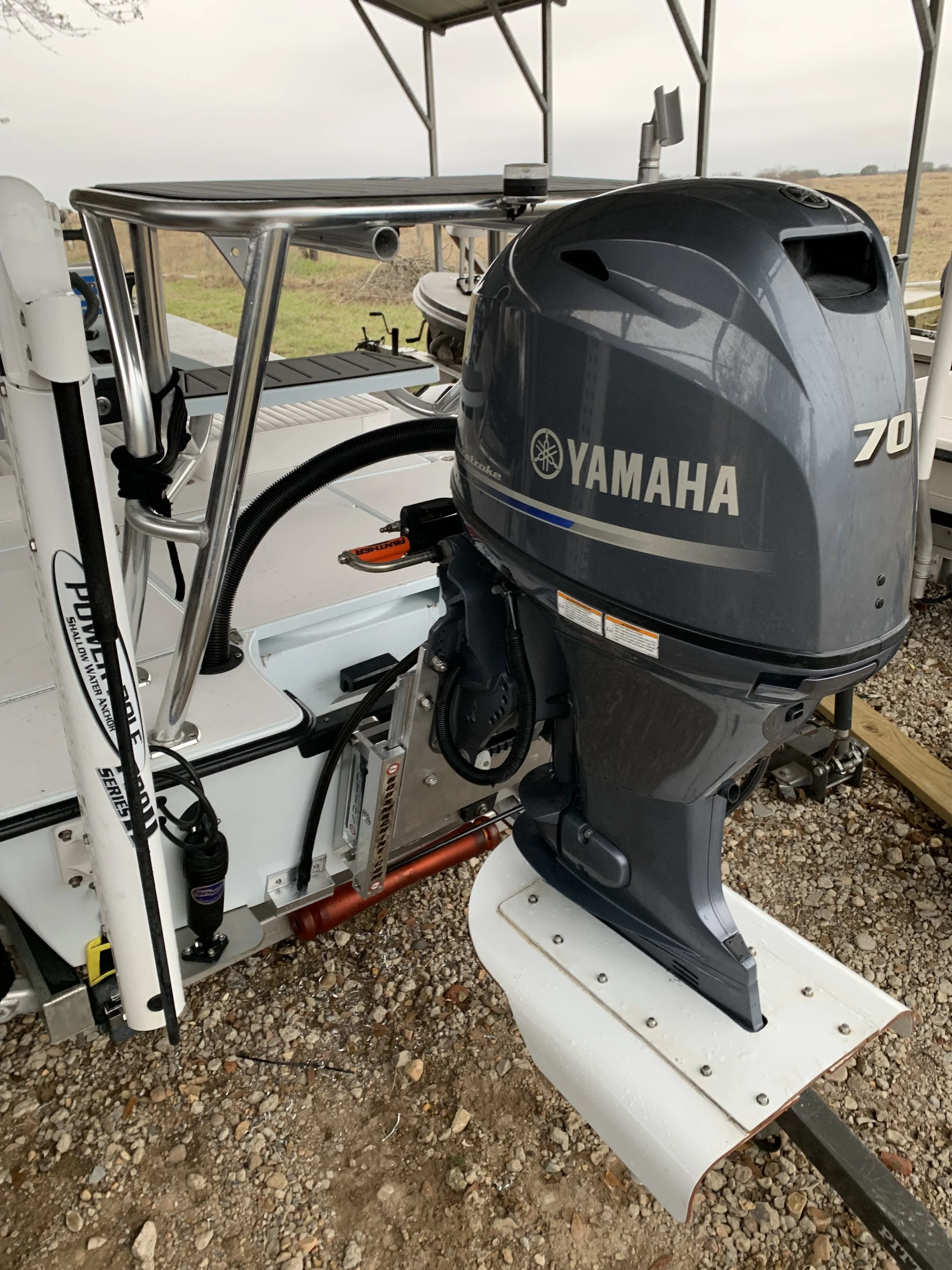 East Cape EVOx, Yamaha F70, ZCC riser plate