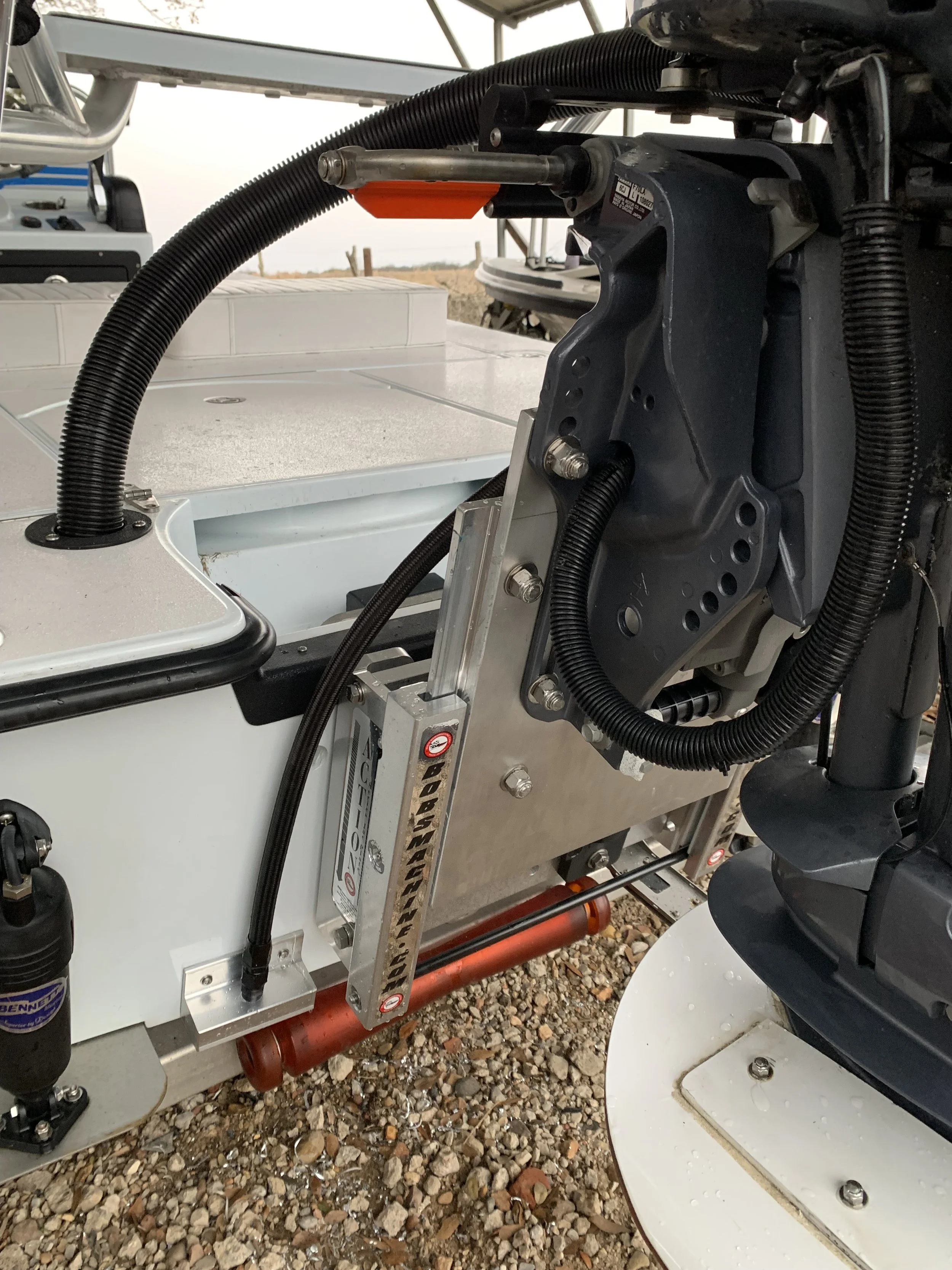 East Cape EVOx, Yamaha F70, ZCC riser plate