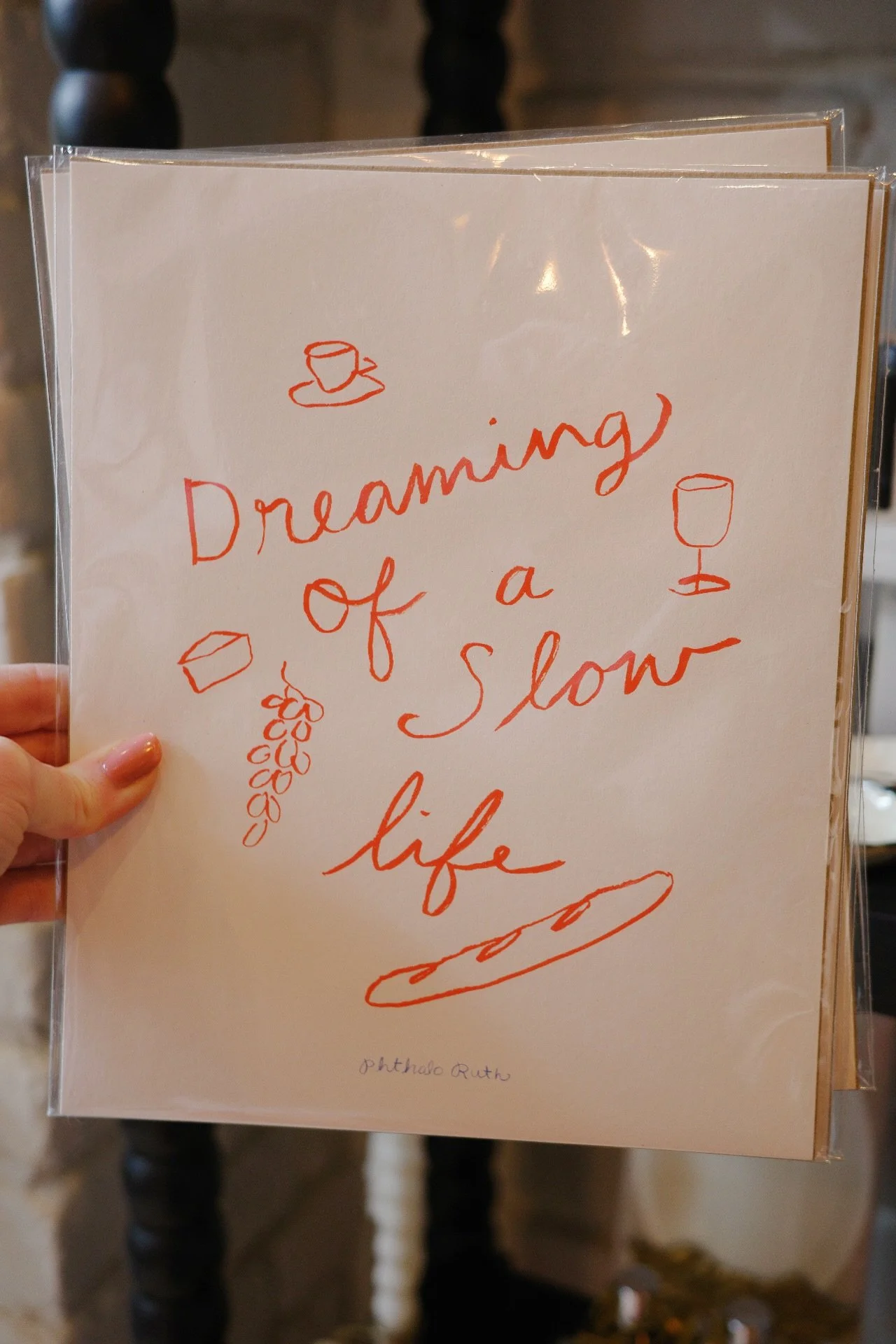 Dreaming of a Slow Life Print