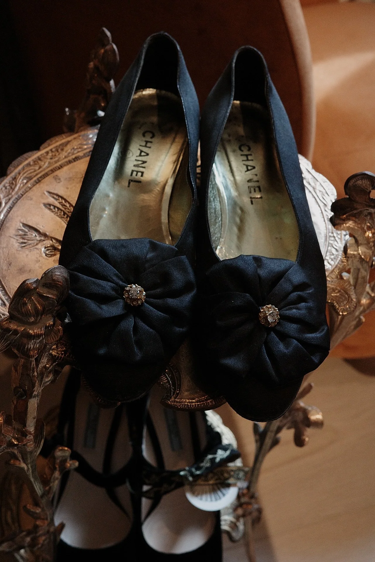 Vintage Bow Chanel Flats