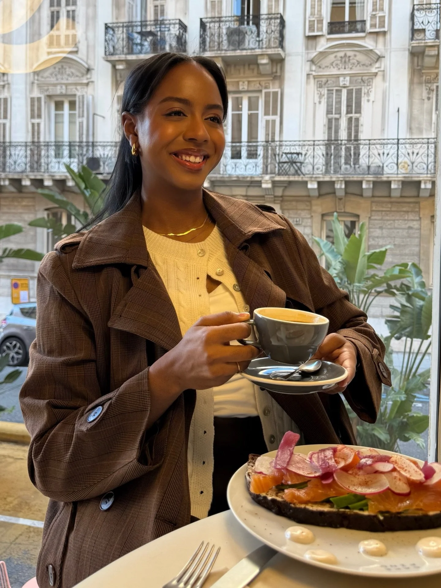 January in France&mdash; packing for this trip was so stress free when I already had such quality basics that go with everything! I packed all my most worn winter favorites in my check-in and called it a day! 

PICTURED:
* Plaid Trench Coat
* Haven K
