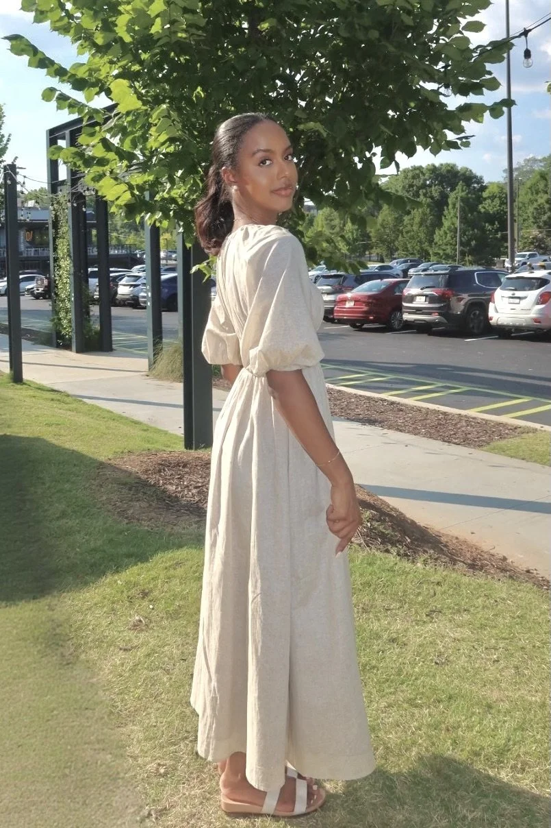 Linen Midi dress CASMIR Linen Midi dress CASMIR