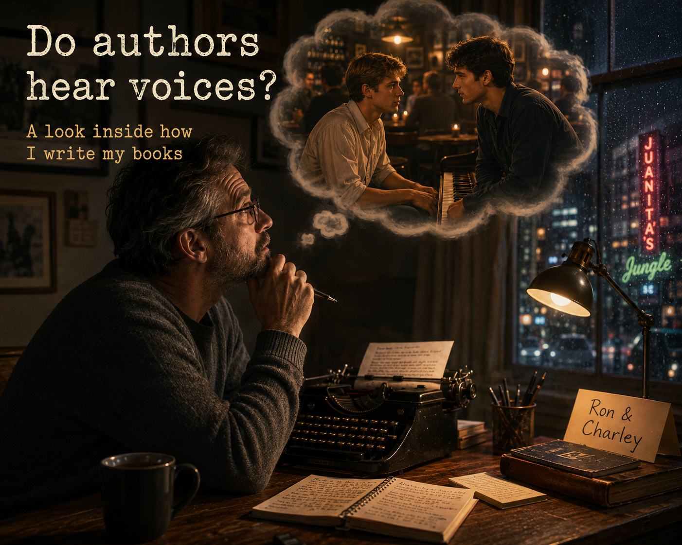 Do authors hear voices?