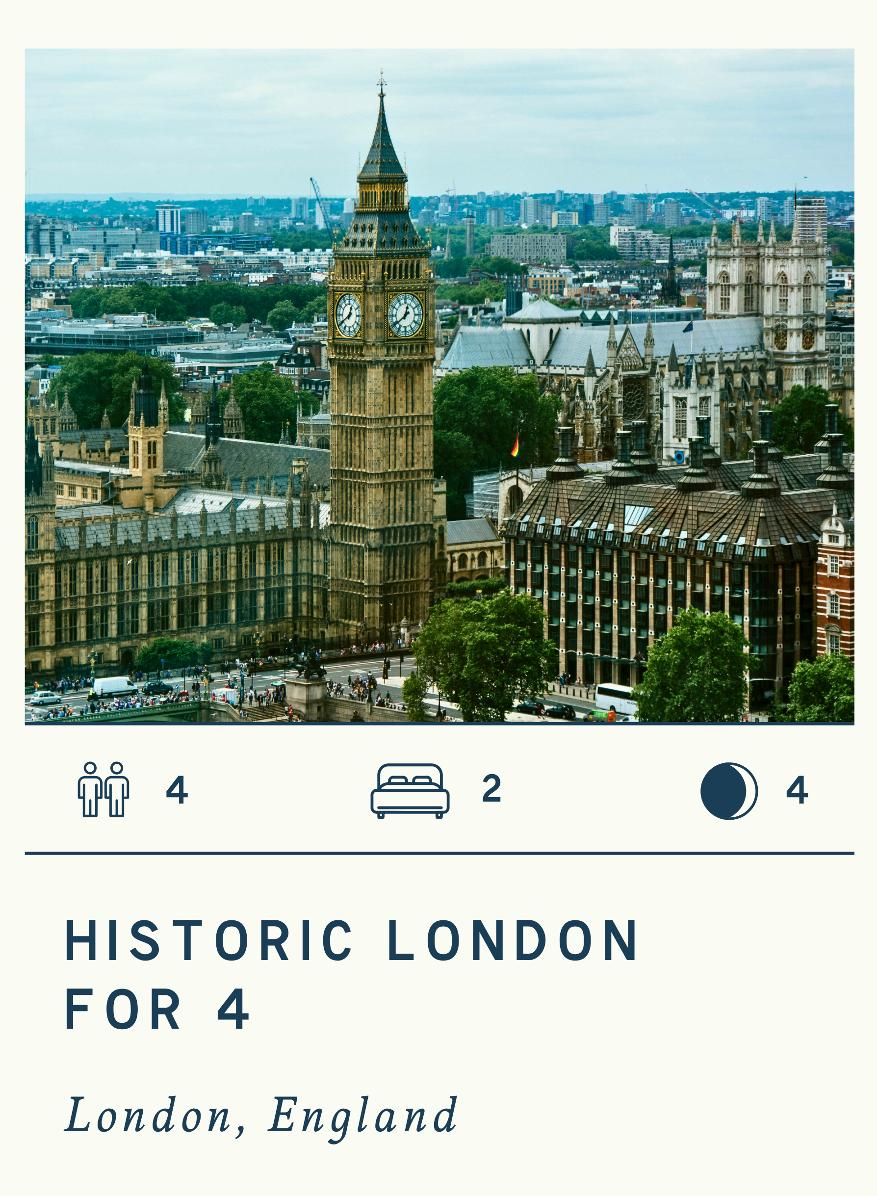 HISTORIC LONDON FOR 4