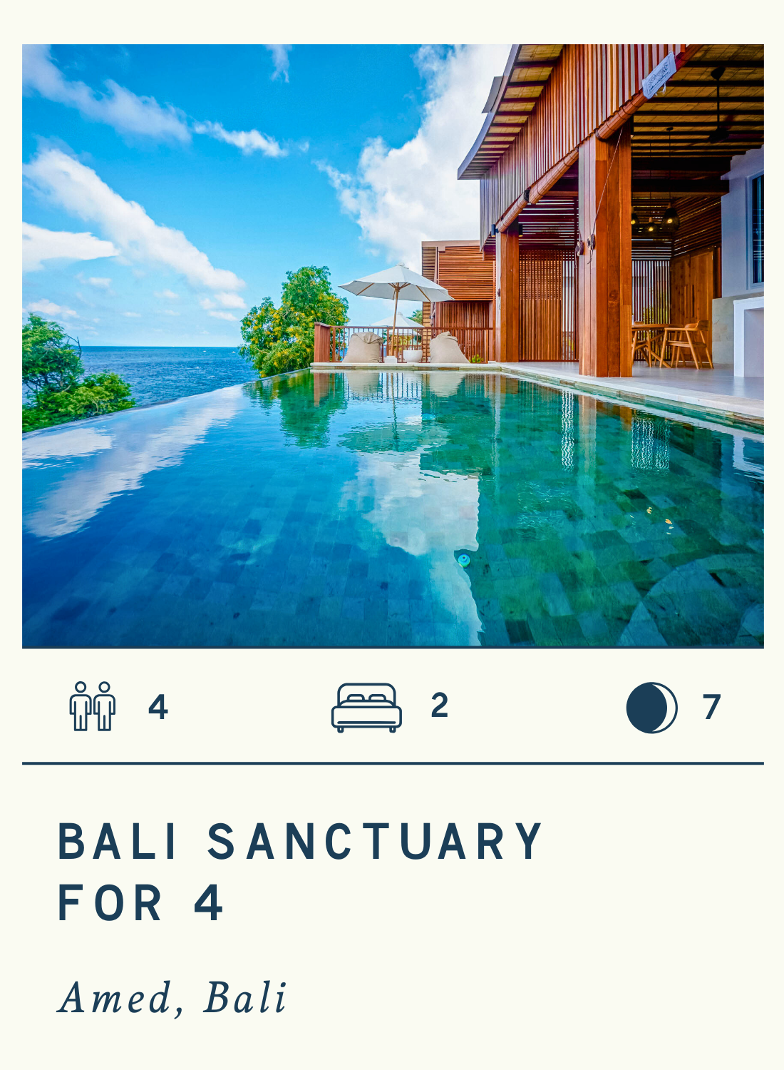 BALI SANCTUARY FOR 4