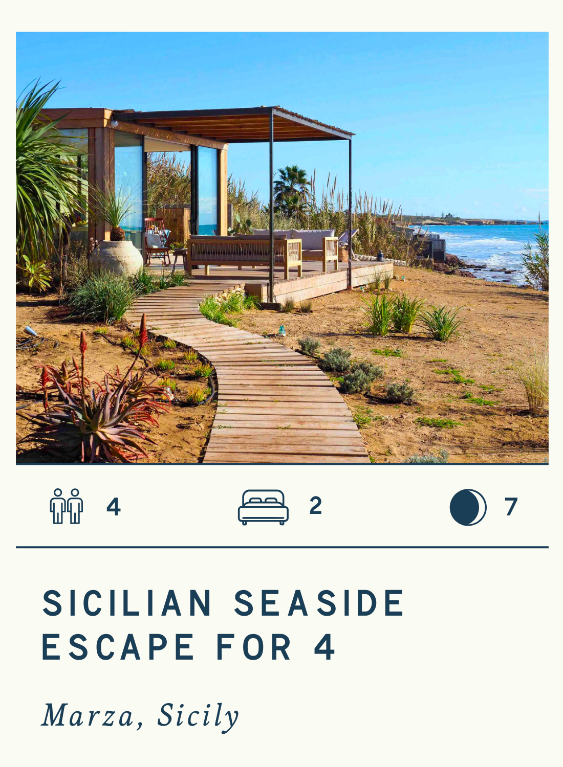 SICILIAN SEASIDE ESCAPE FOR 4