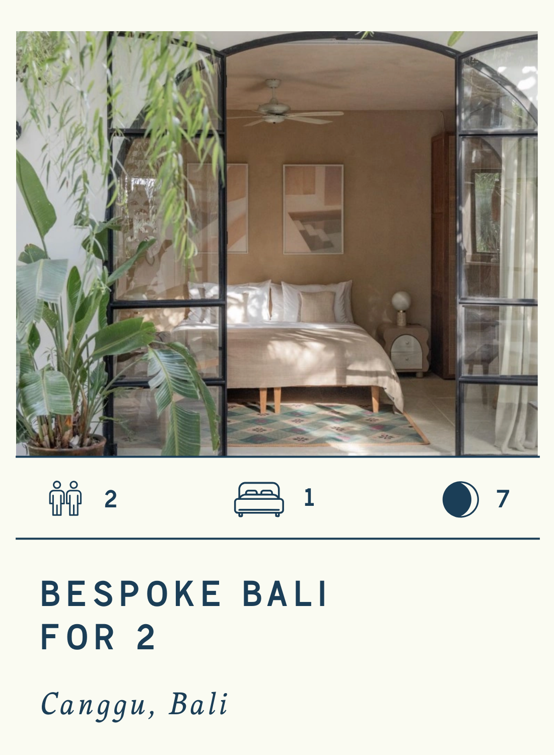 BESPOKE BALI FOR 2