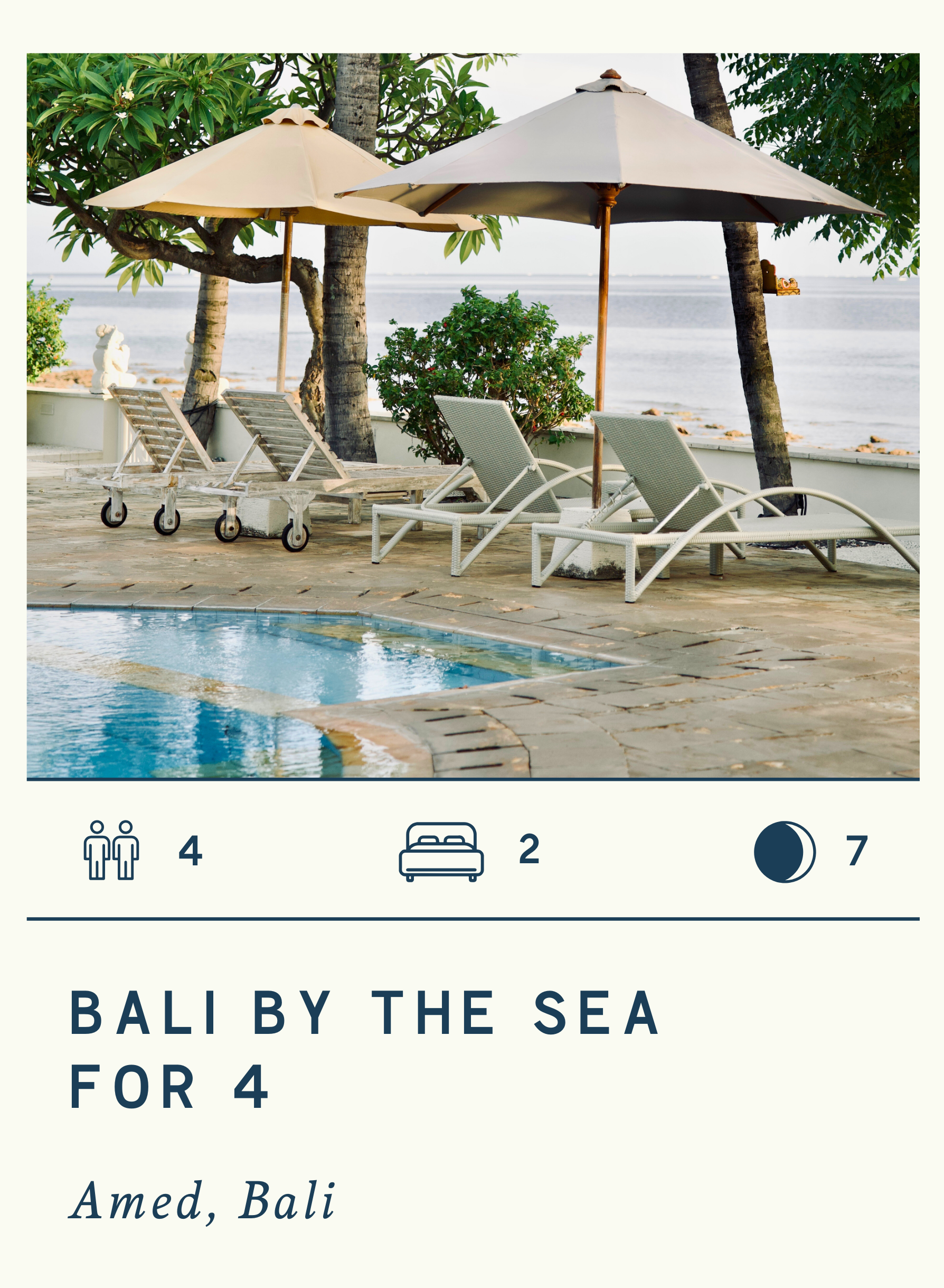 BALI BY THE SEA FOR 4