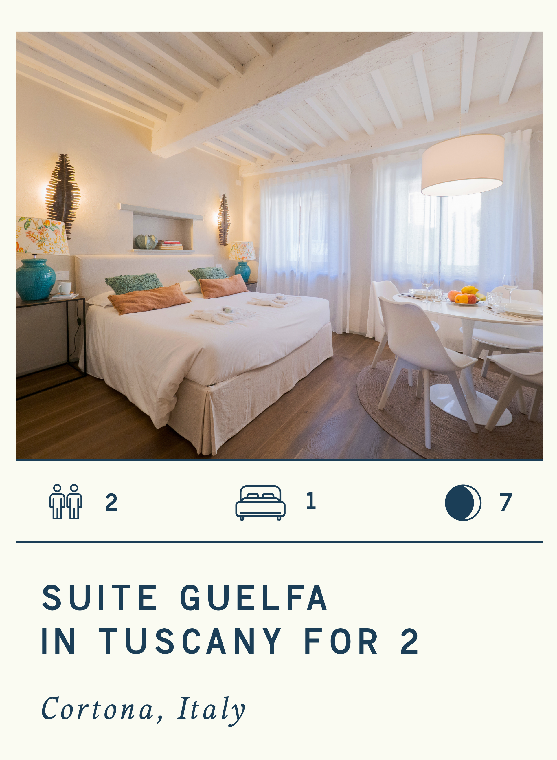 SUITE GUELFA IN TUSCANY FOR 2 