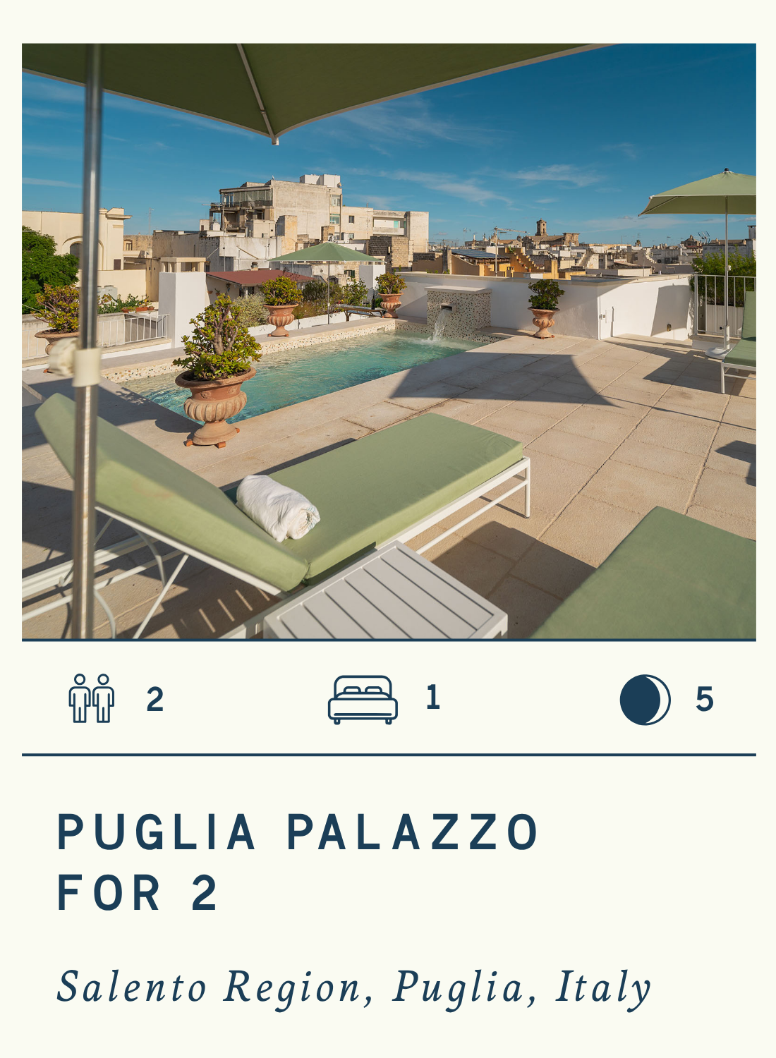 PUGLIA PALAZZO FOR 2