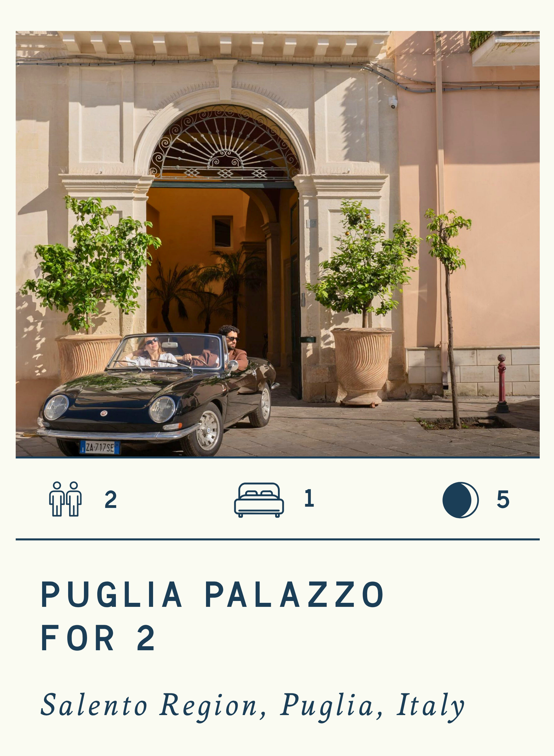 PUGLIA PALAZZO FOR 2