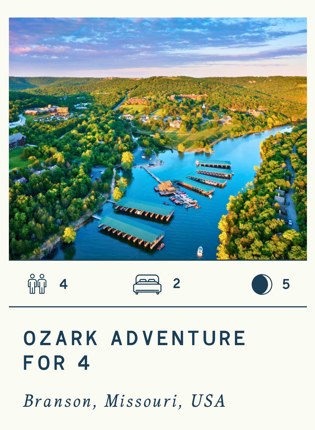 OZARK ADVENTURE FOR 4
