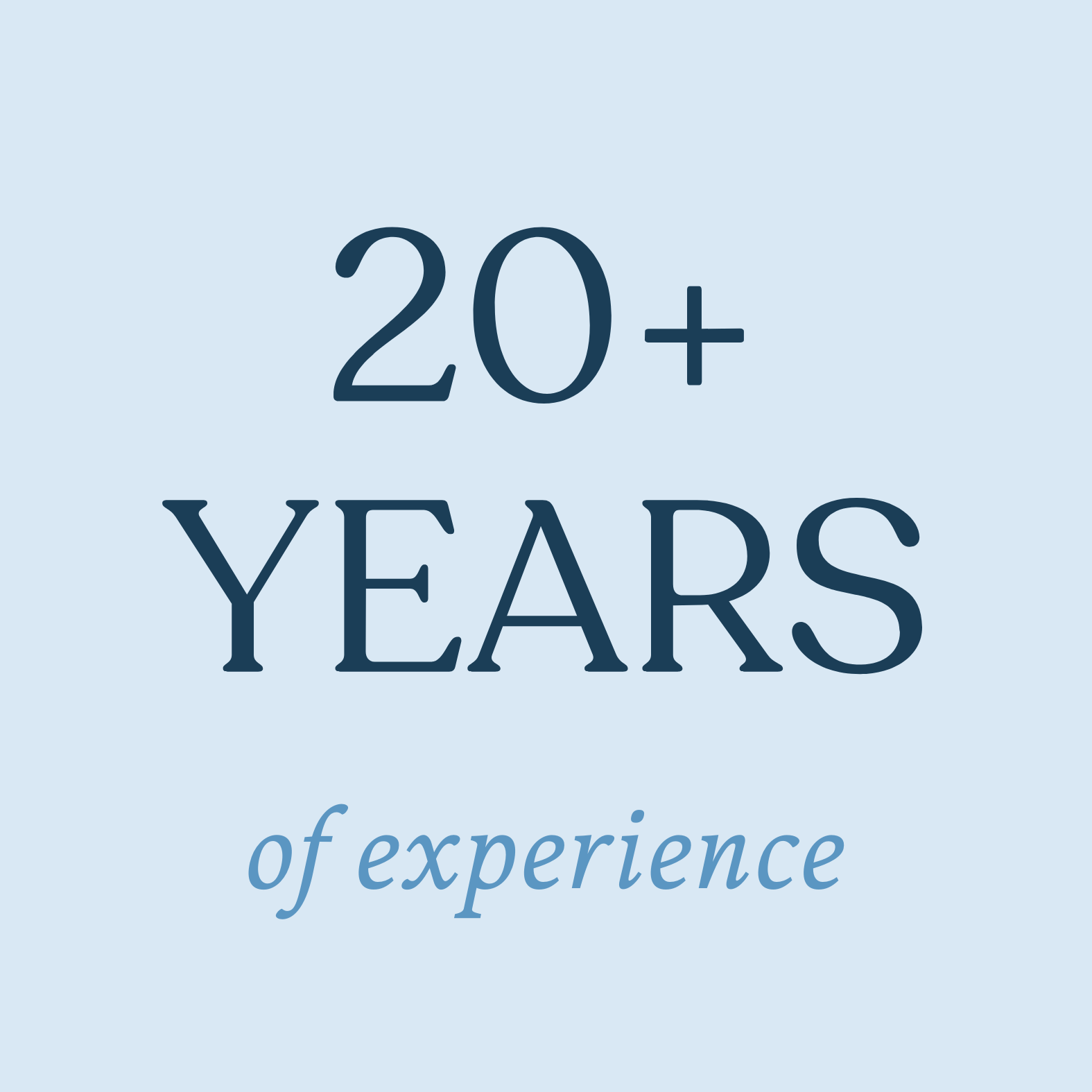 20 years in business