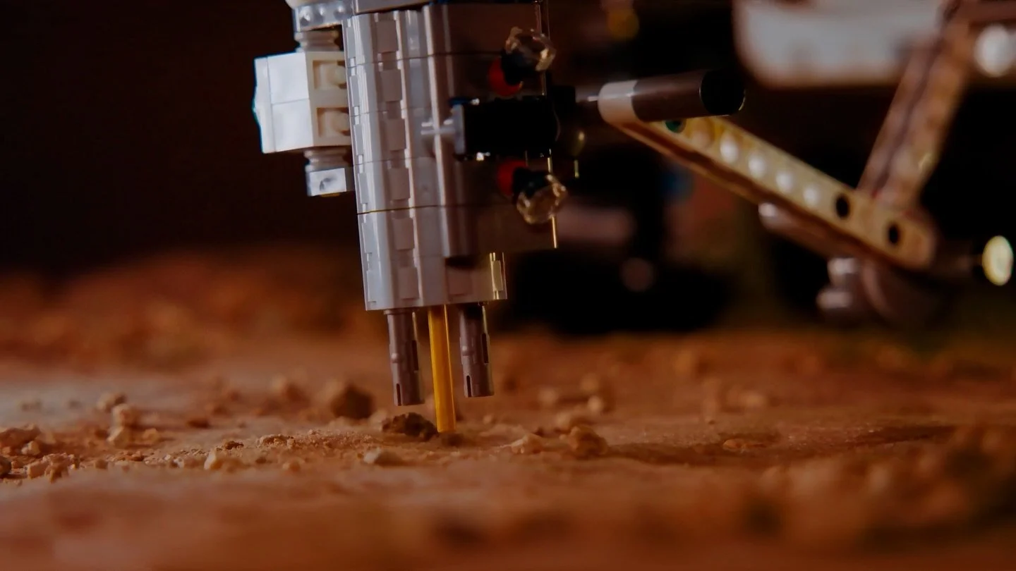 Still from our @lego commercial dedicated in honor of our interplanetary flying friend Ingenuity, built here in Southern California at @nasajpl (link in bio)

Ingenuity flew 72 flights on the red planet and has been in service since April 2021 to thi