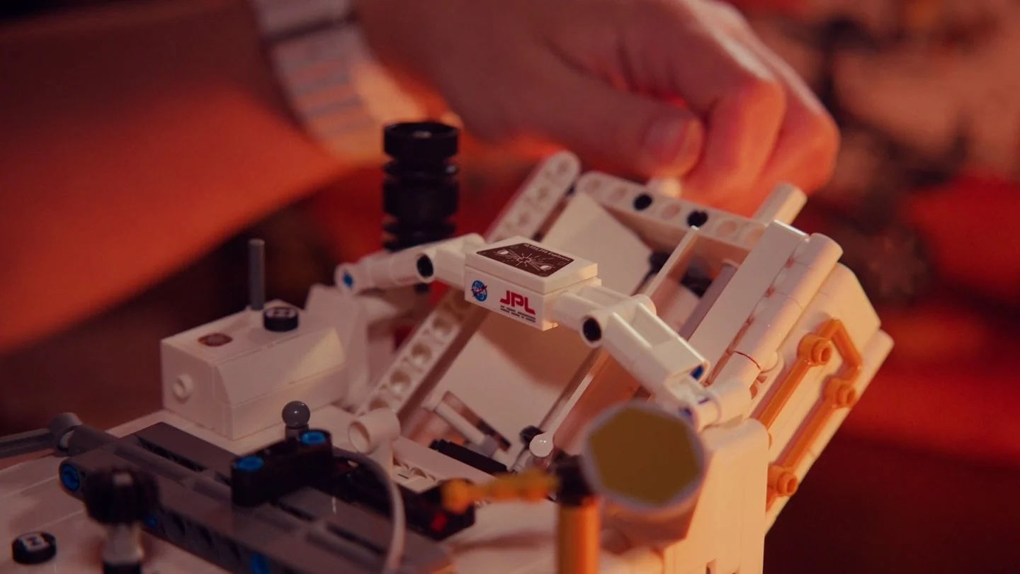 Still from our @lego commercial dedicated in honor of our interplanetary flying friend Ingenuity, built here in Southern California at @nasajpl (link in bio)

Ingenuity flew 72 flights on the red planet and has been in service since April 2021 to thi