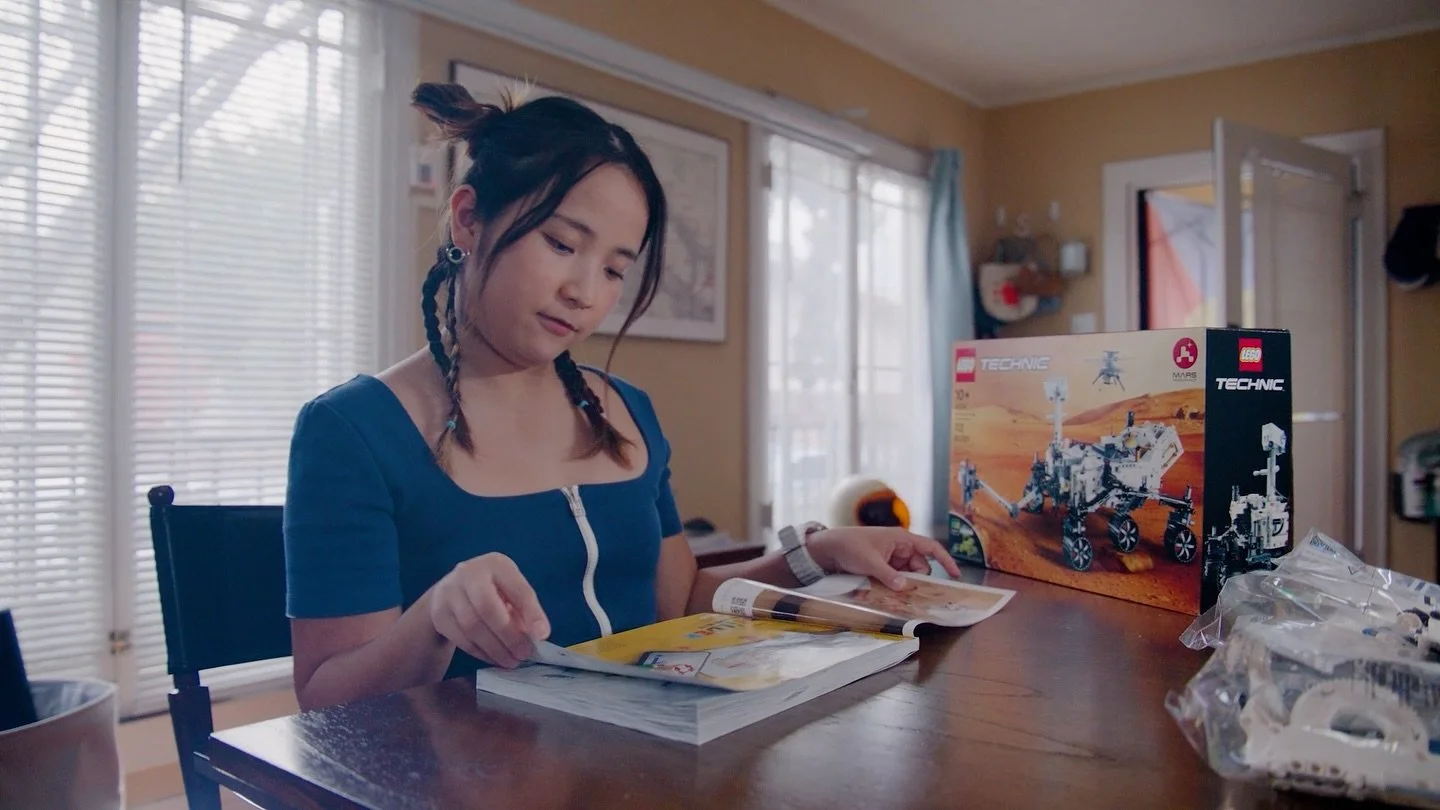 Still from our @lego commercial dedicated in honor of our interplanetary flying friend Ingenuity, built here in Southern California at @nasajpl (link in bio)

Ingenuity flew 72 flights on the red planet and has been in service since April 2021 to thi