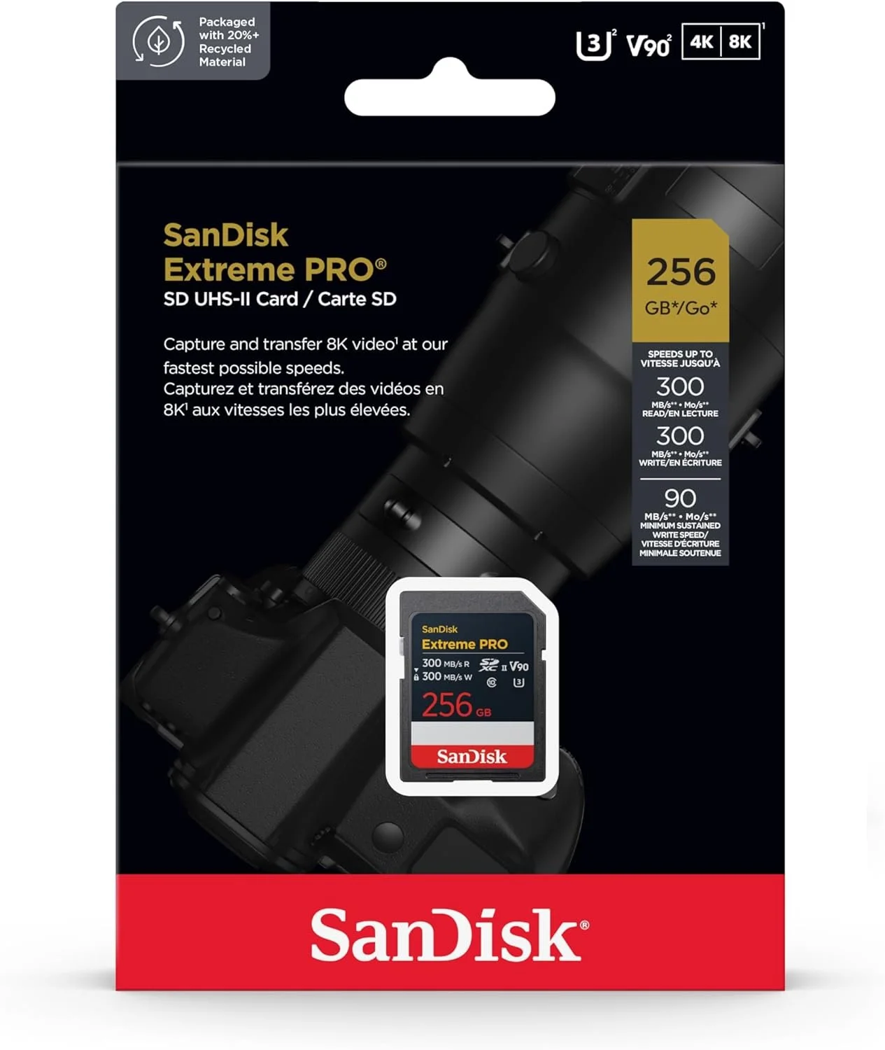 x3 SanDisk Super Fast SDXC UHS-II SD