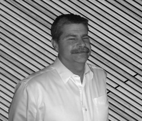 Black and white photo of Joseph Slupski the CEO of InnoVet.