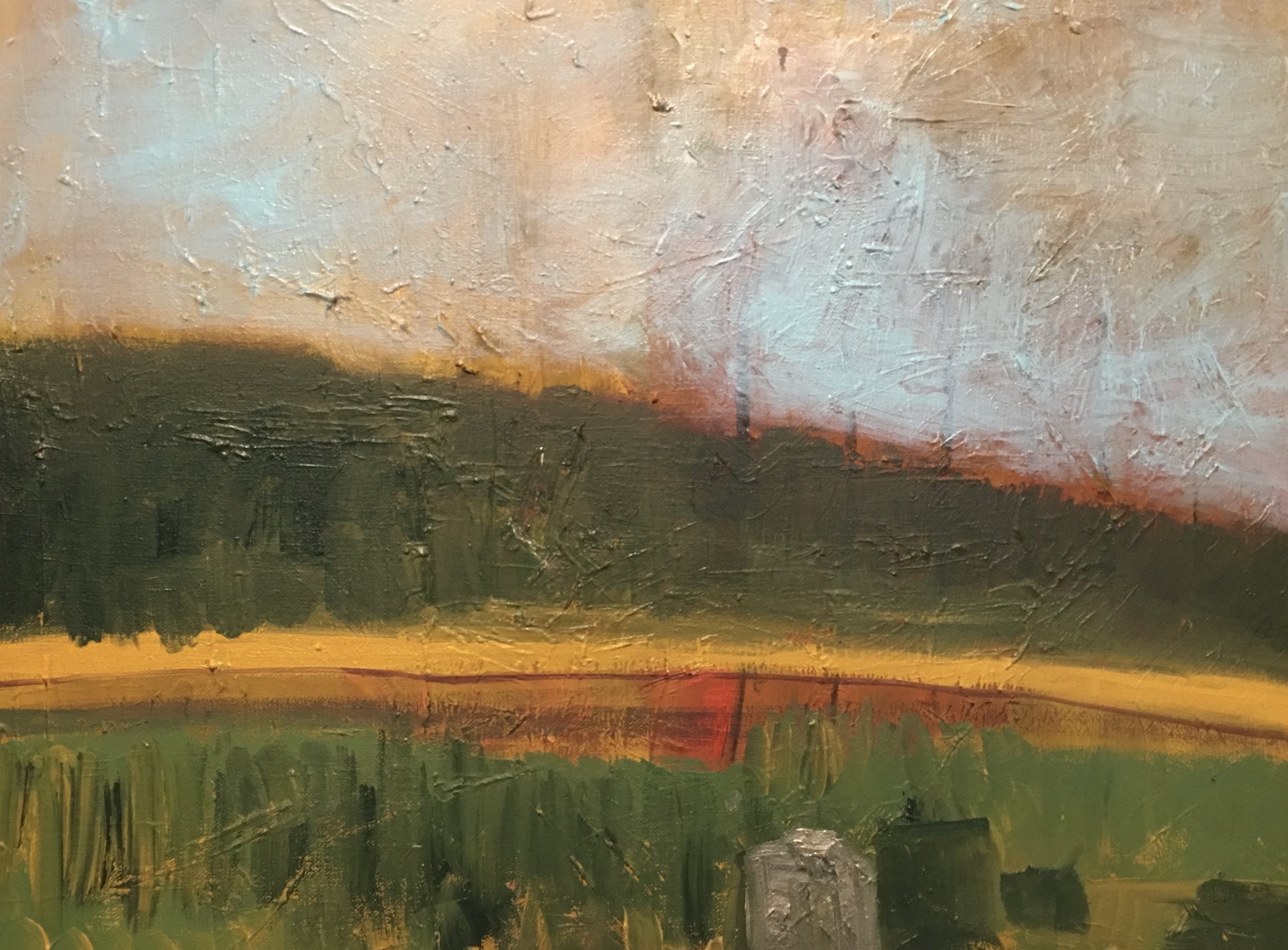 Charlevoix II (2017), oil on canvas, 14x18