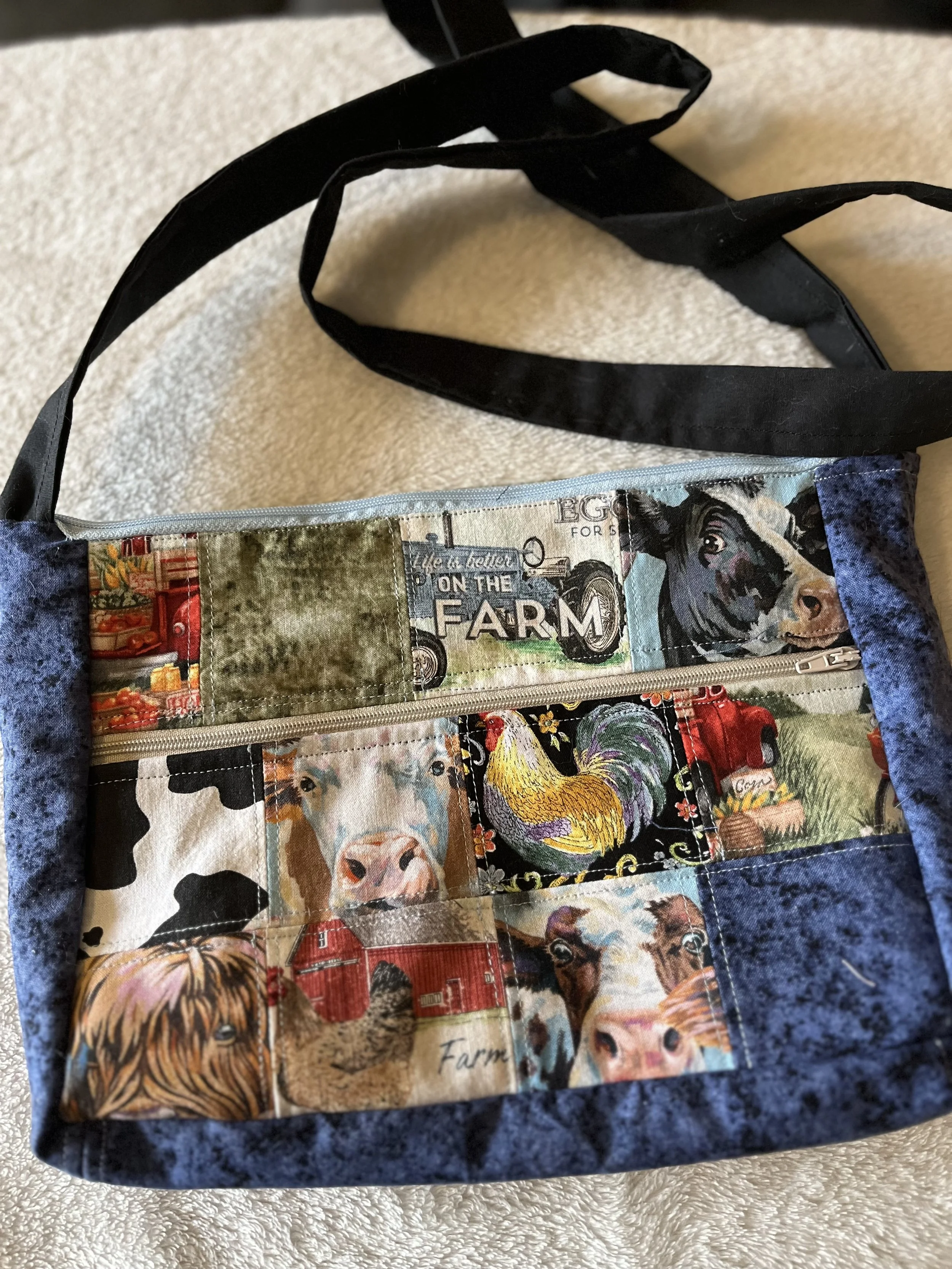 Farm Themed Patchwork Handbag