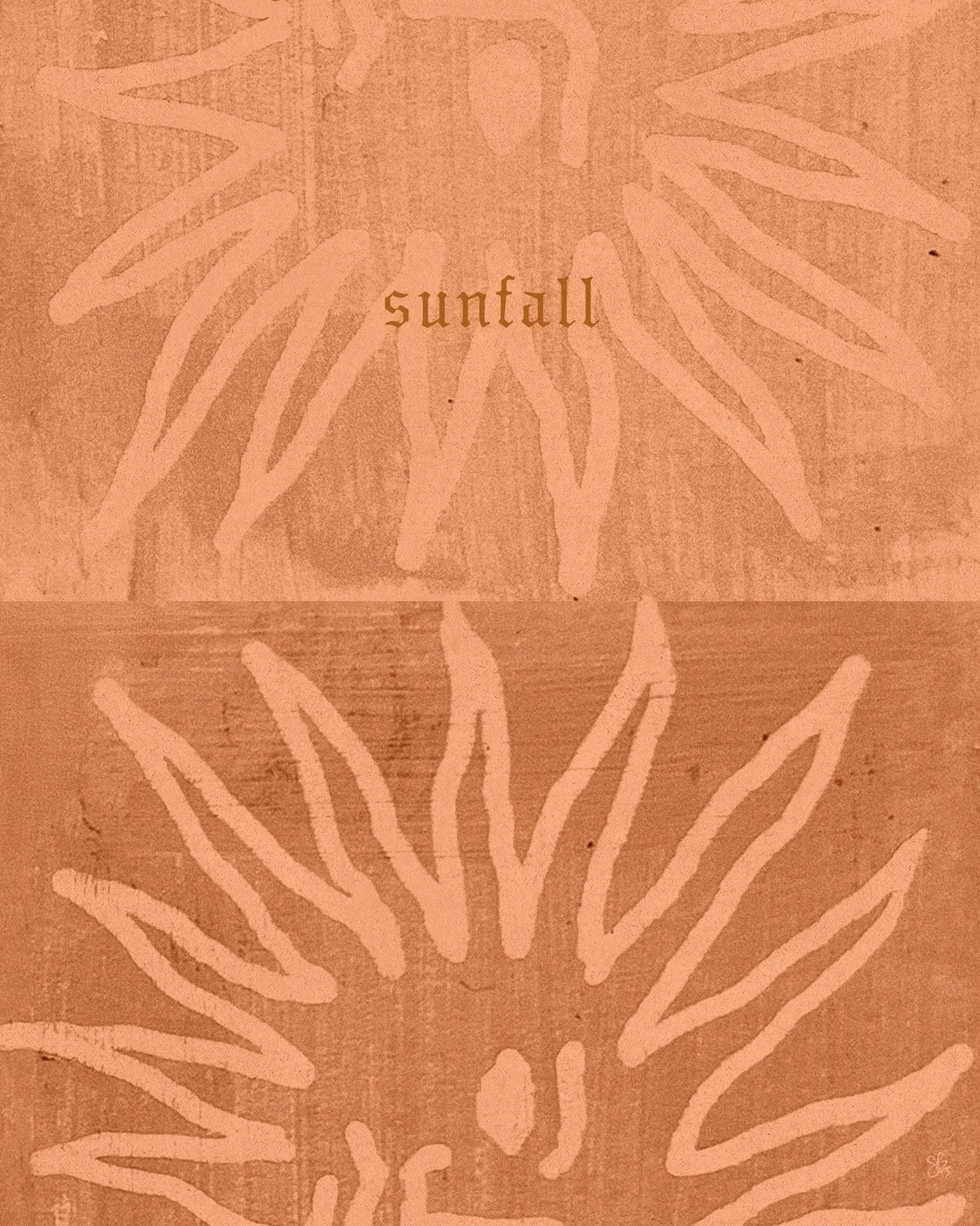 Sunfall &mdash; acrylic paint &amp; marker.

#artiststudio #illustrationprocess #acrylic