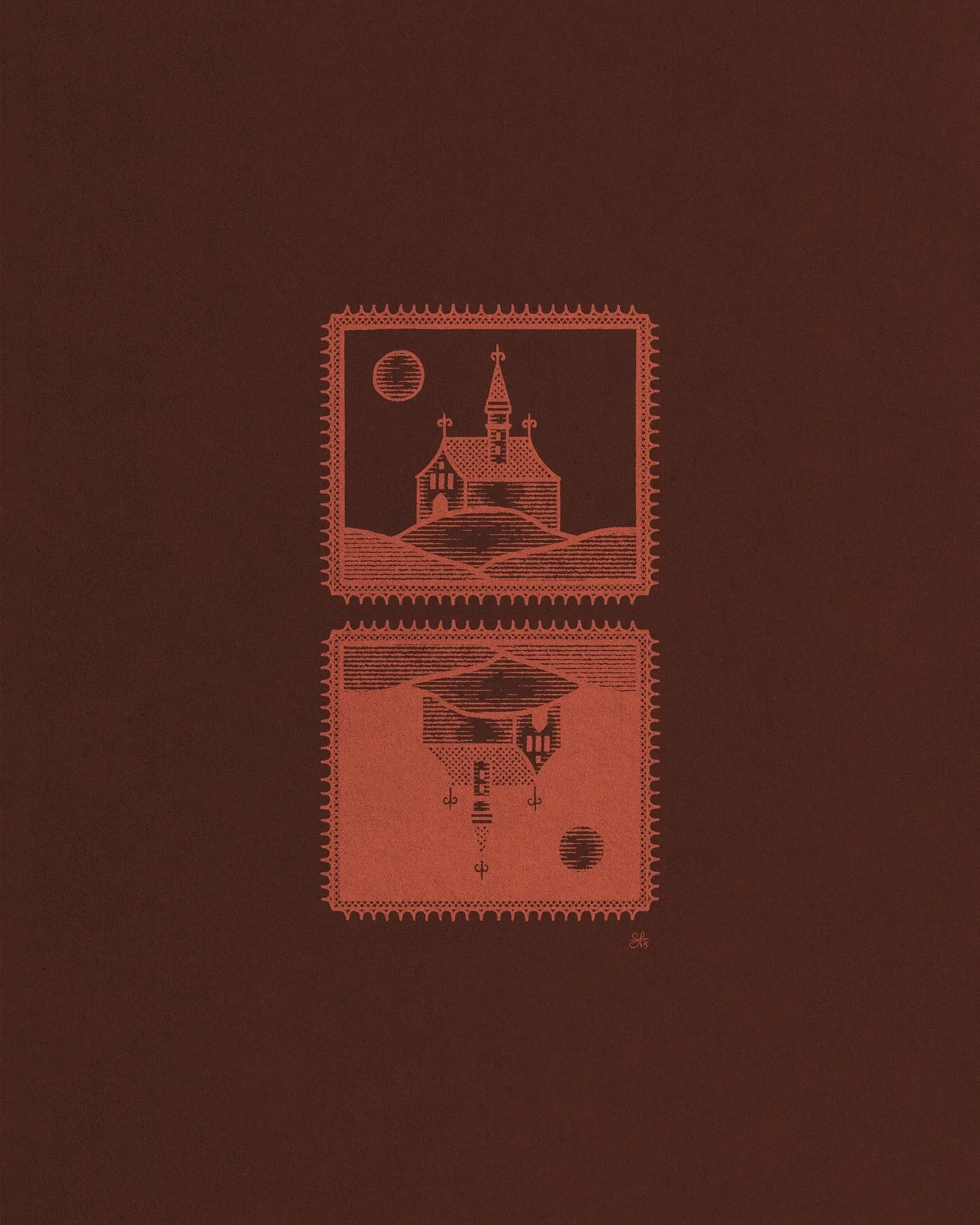 The Lonely Spire &mdash; head first into fall 🍂

#illustration #linework #drawing #artwork #print