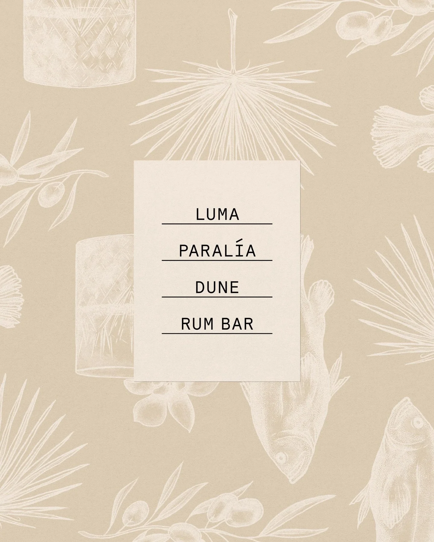 Illustration and typography shaping the visual language for dining and bar identities at The Ritz-Carlton Key Biscayne, Miami.
Developed at @__studioda.