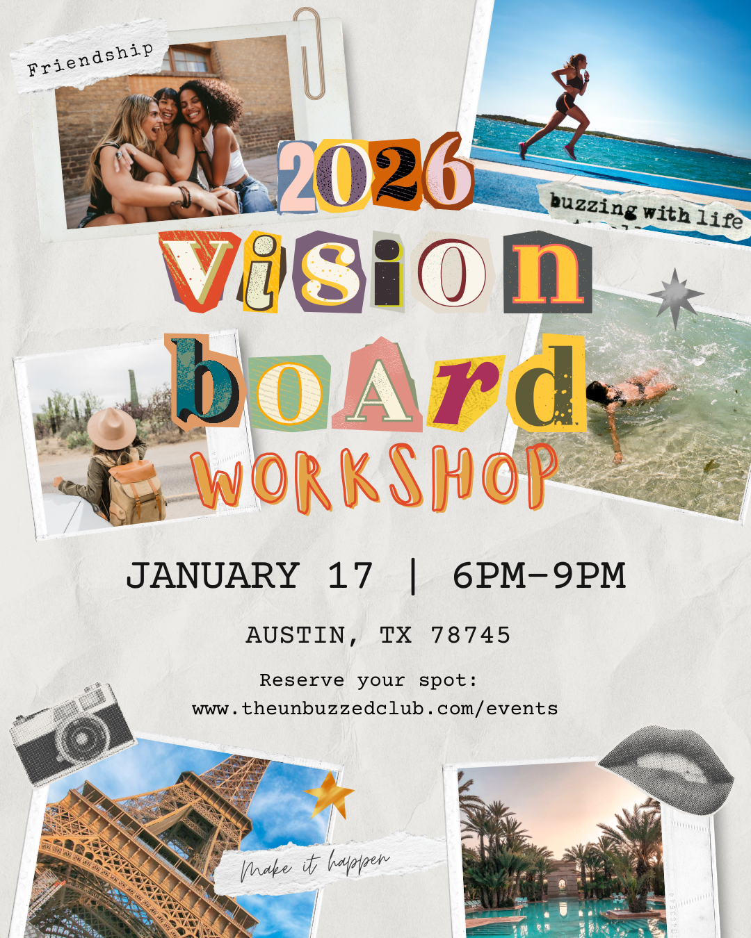 2026 Vision Board + Intention Setting Workshop