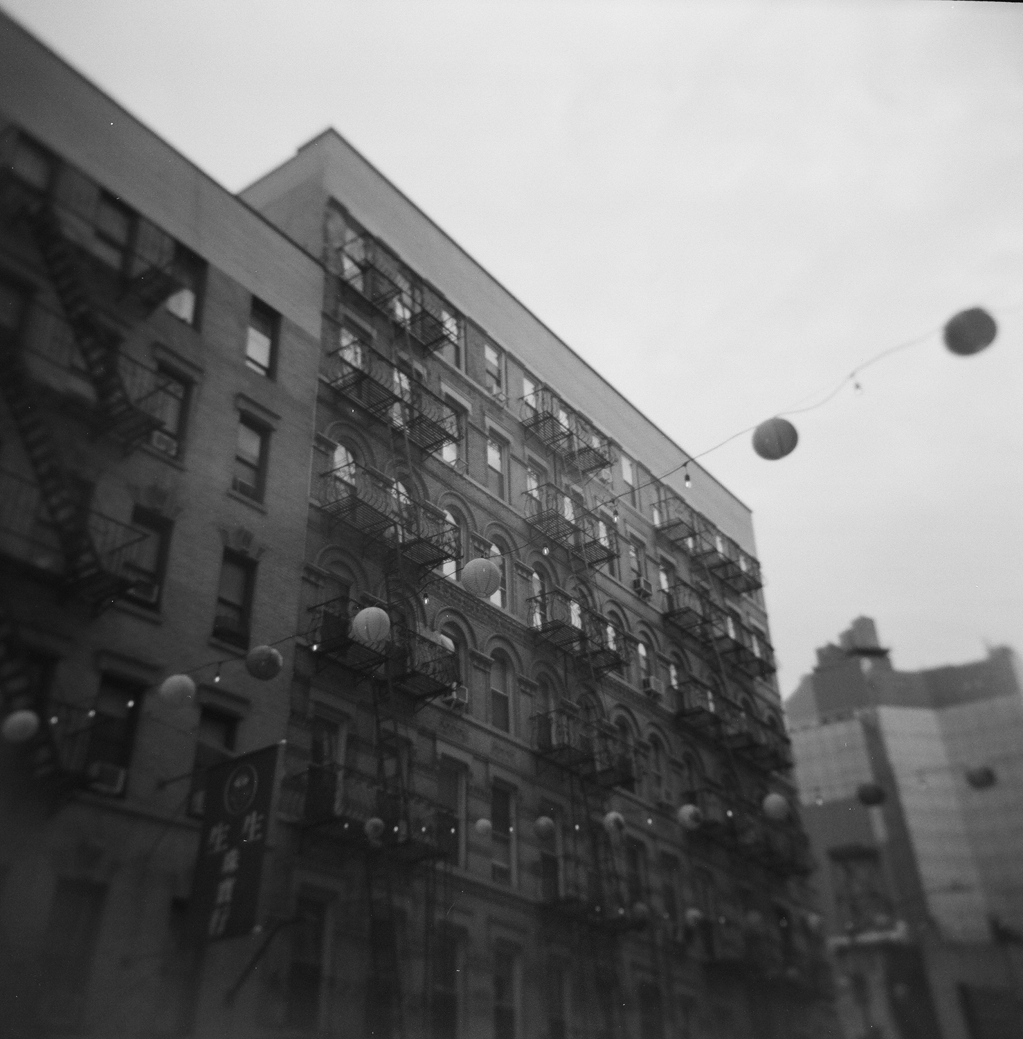 Medium format film photography; Chinatown NYC