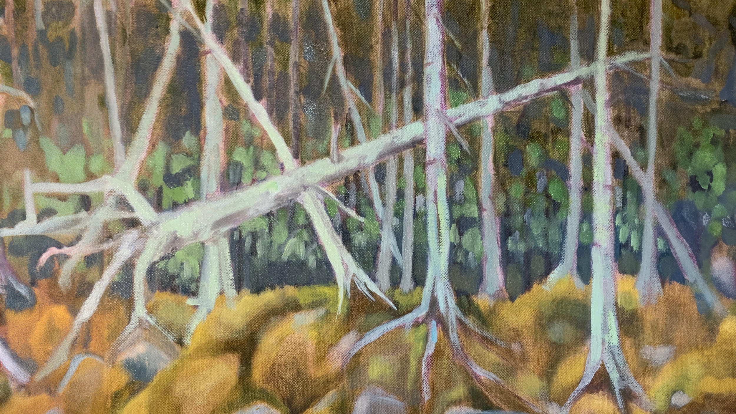 Dead Lichen Forest II
Size, Oil Painting