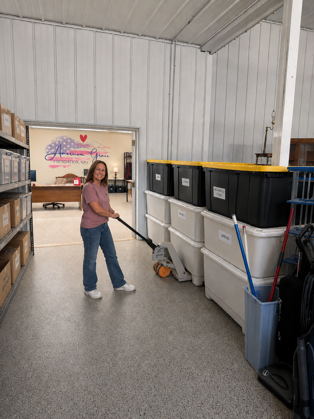 Making room for more donations