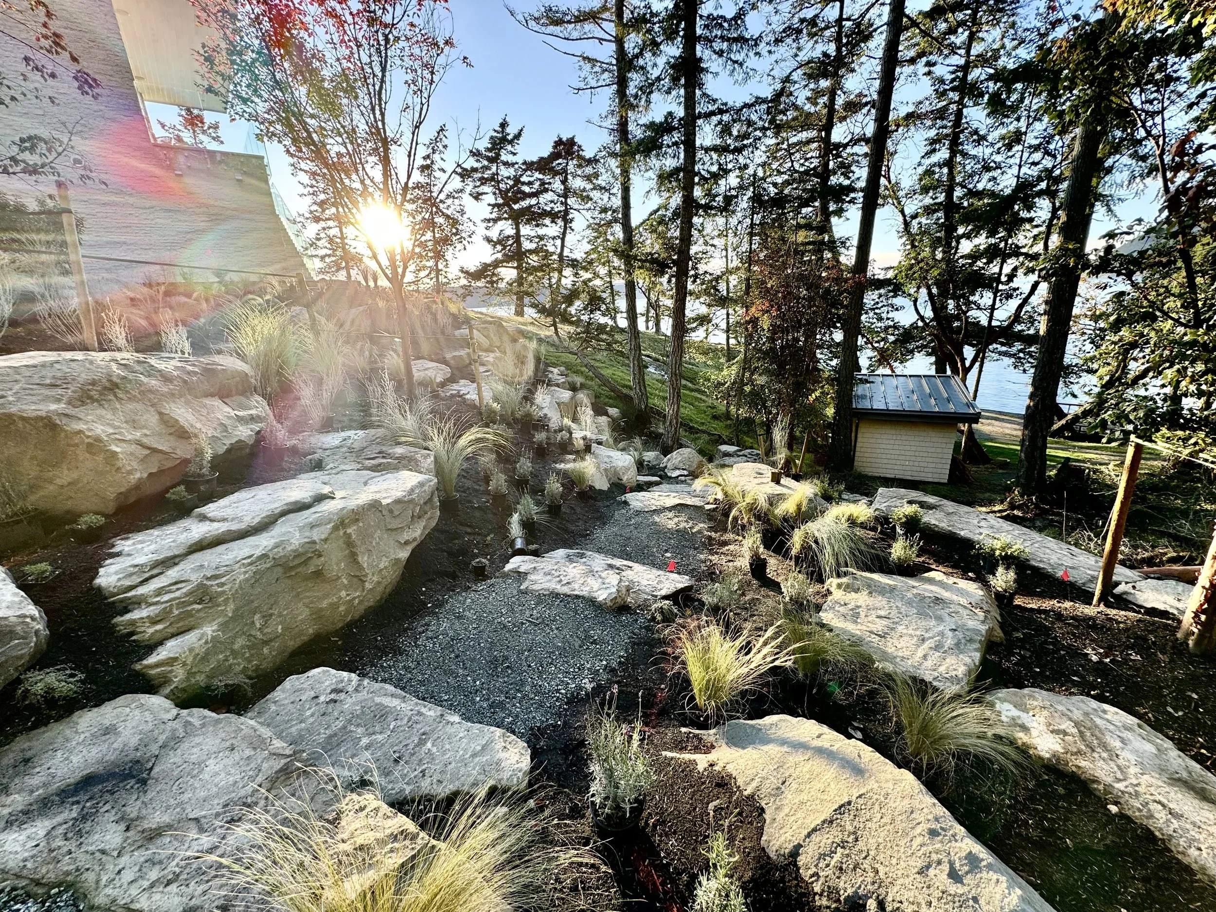landscape construction design for home build