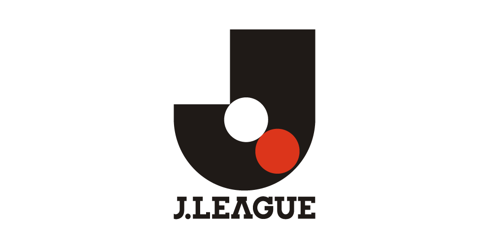 Black and red J. League logo.