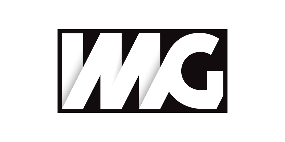 Black and white IMG Media logo.