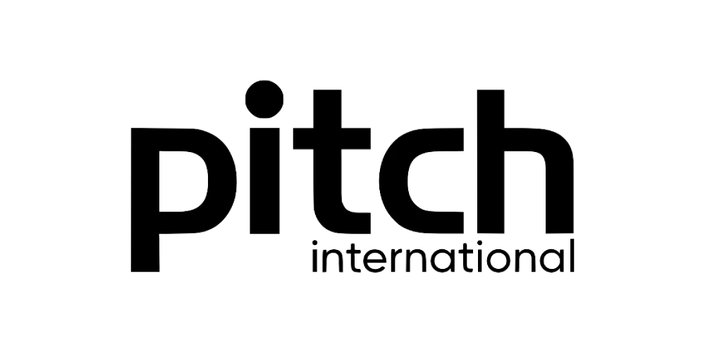Black Pitch International logo.