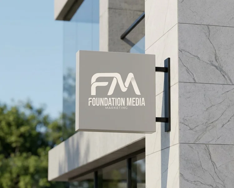 Foundation Media Marketing brand identity and website design