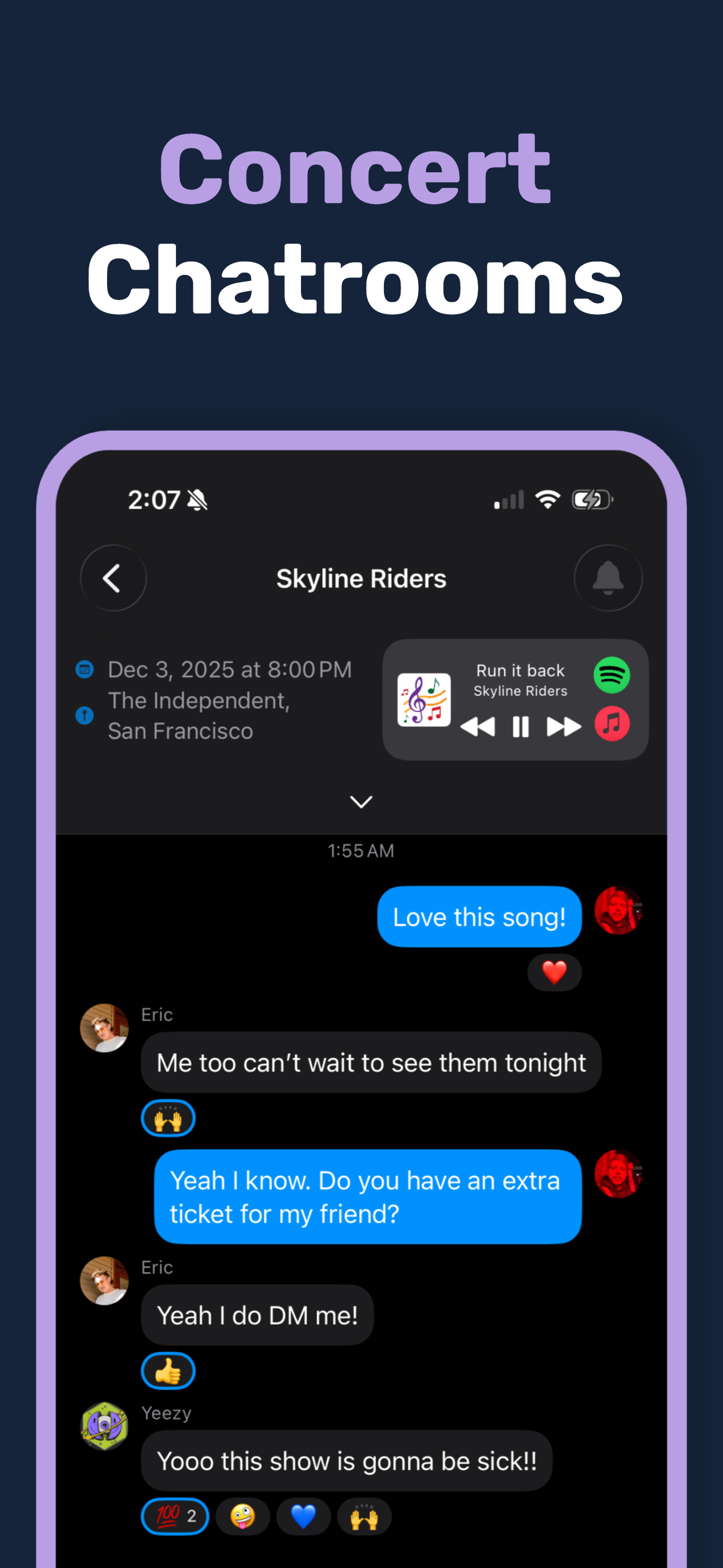 Common Sound - Concert Chatrooms