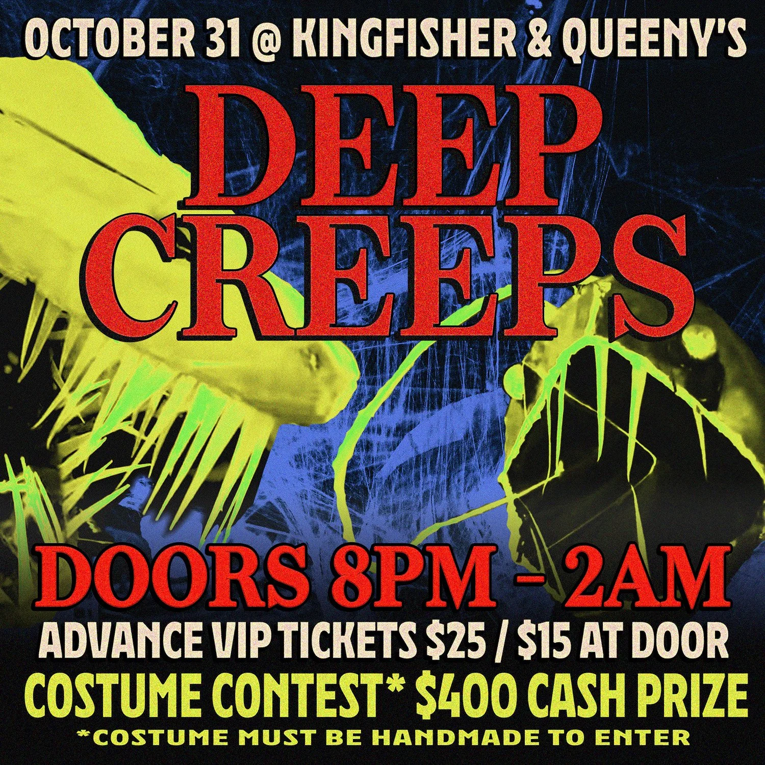 Deep Creeps Halloween Party and Costume Contest 2026